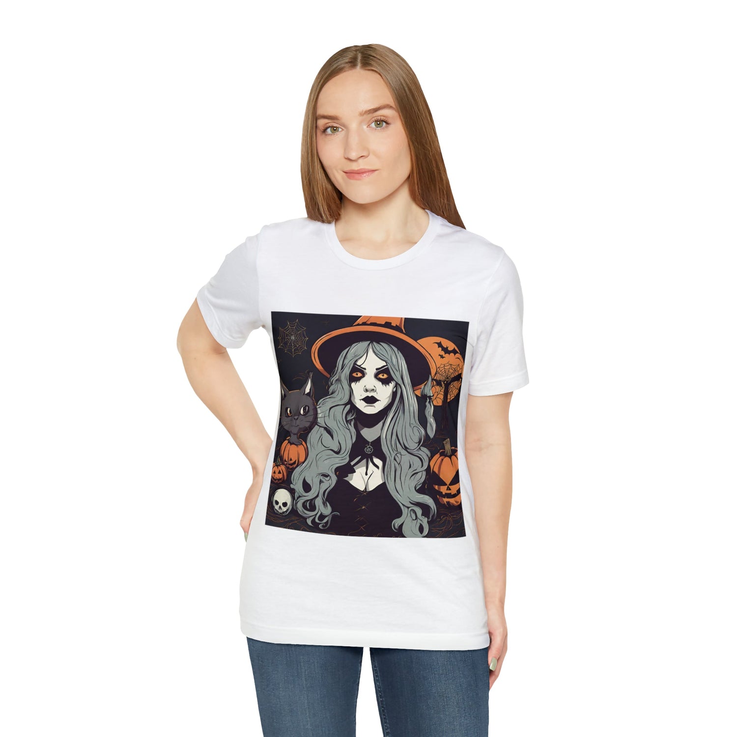 T-Shirt Halloween Shirt for Adults for Halloween Present Graphic Tee Bella Canvas Black Spooky Petrova Designs