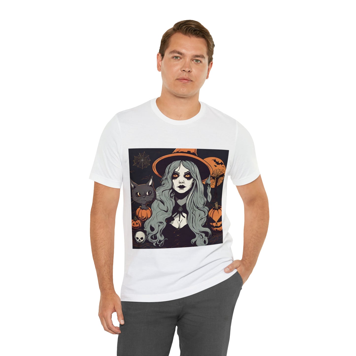 T-Shirt Halloween Shirt for Adults for Halloween Present Graphic Tee Bella Canvas Black Spooky Petrova Designs