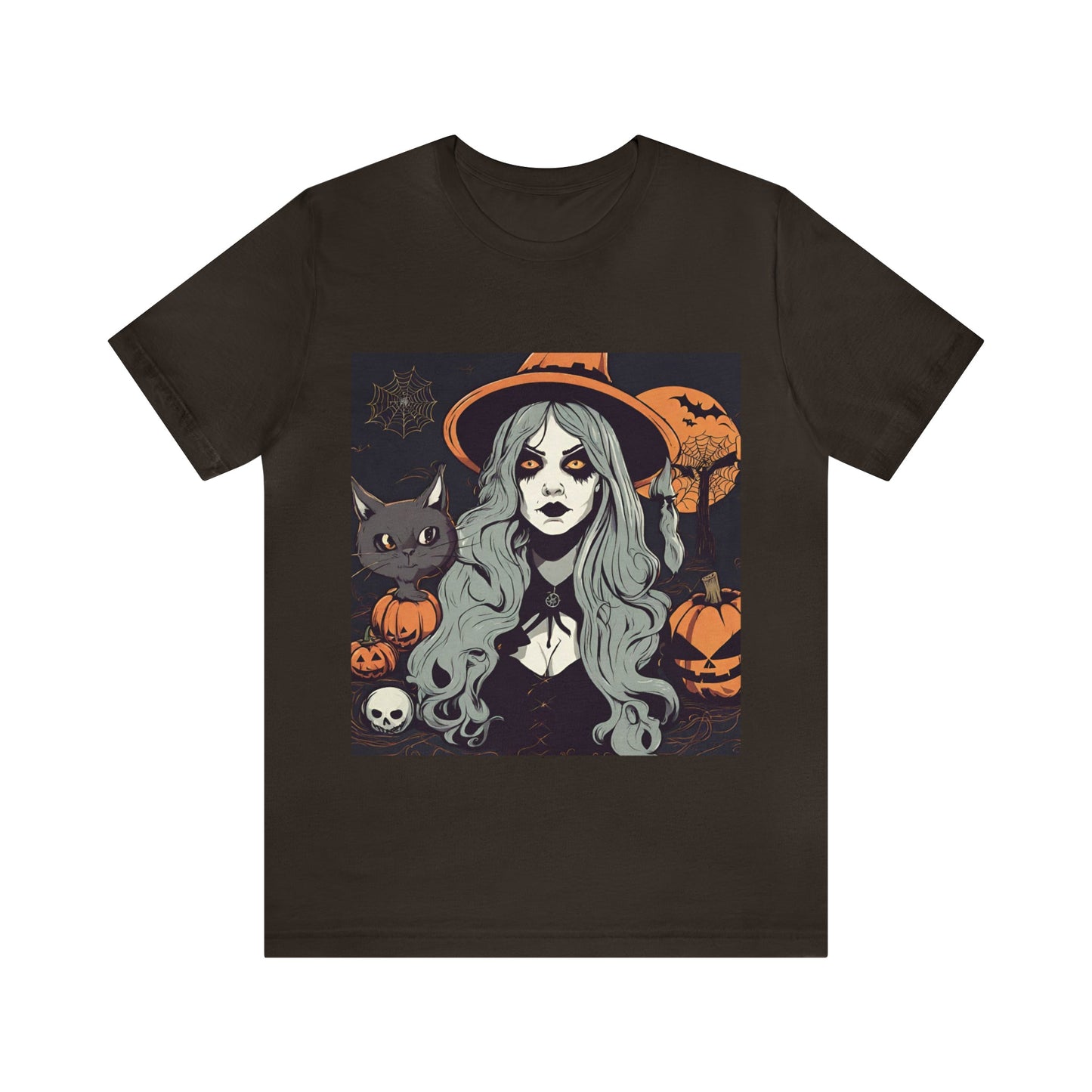 T-Shirt Halloween Shirt for Adults for Halloween Present Graphic Tee Bella Canvas Black Spooky Petrova Designs