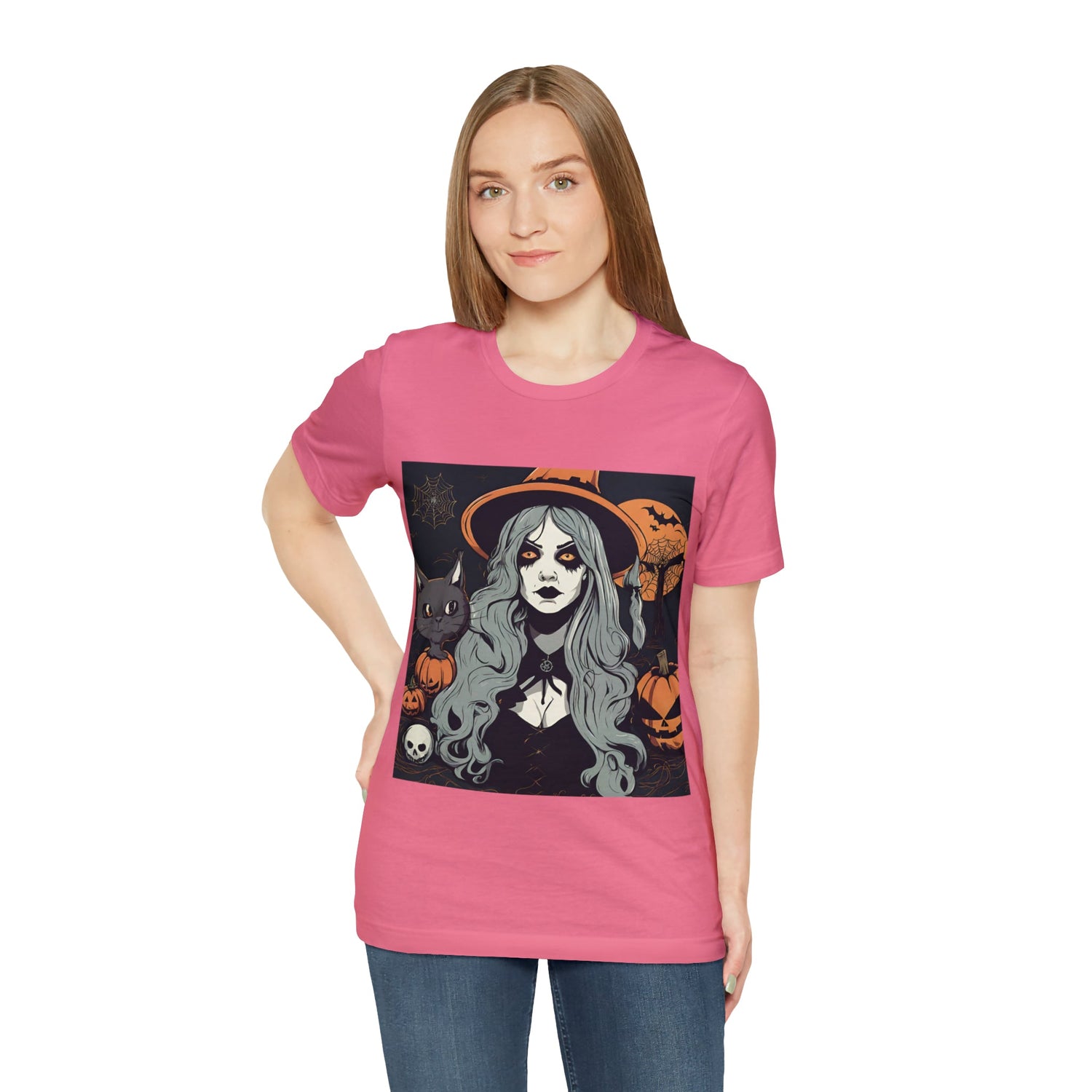 T-Shirt Halloween Shirt for Adults for Halloween Present Graphic Tee Bella Canvas Black Spooky Petrova Designs