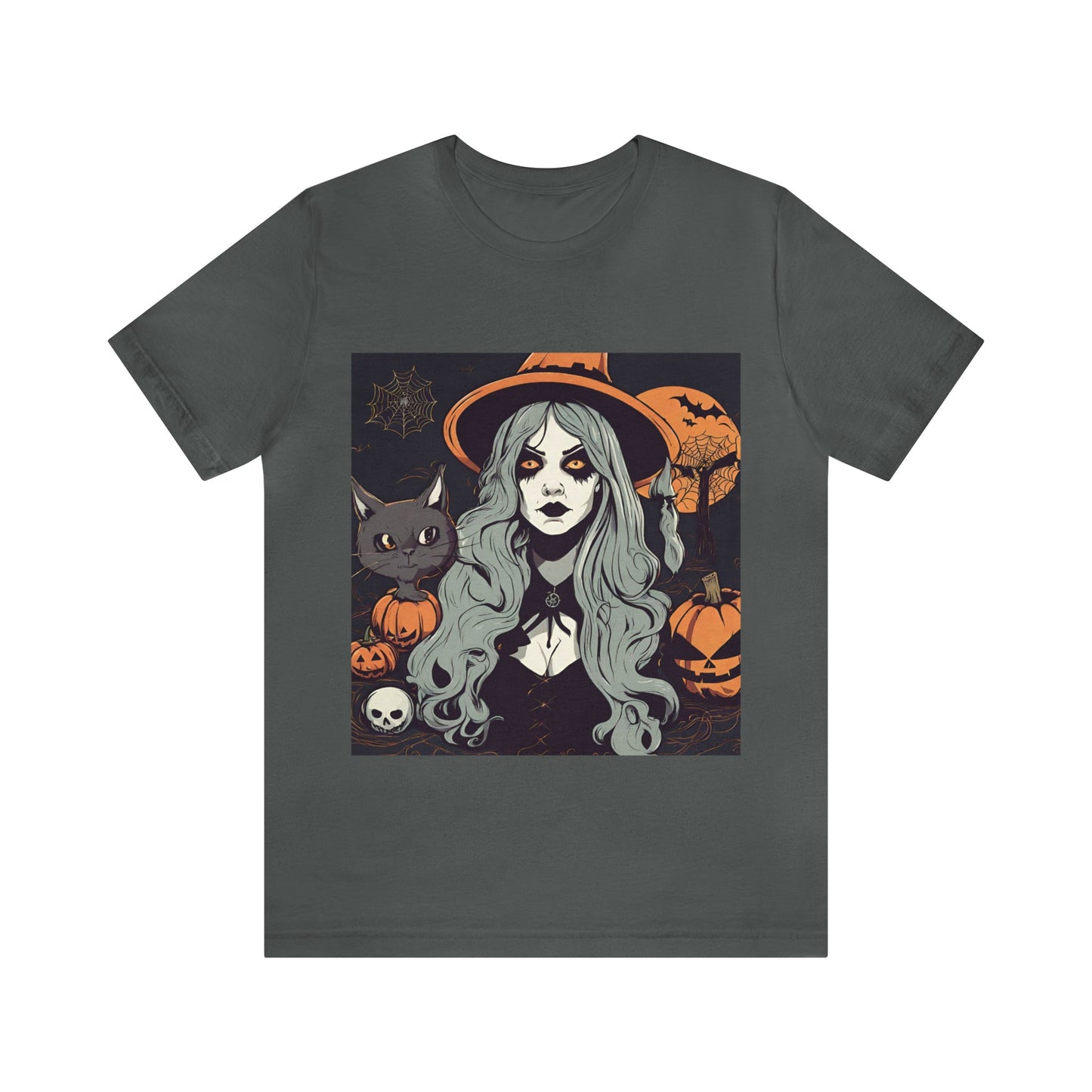 T-Shirt Halloween Shirt for Adults for Halloween Present Graphic Tee Bella Canvas Black Spooky Petrova Designs