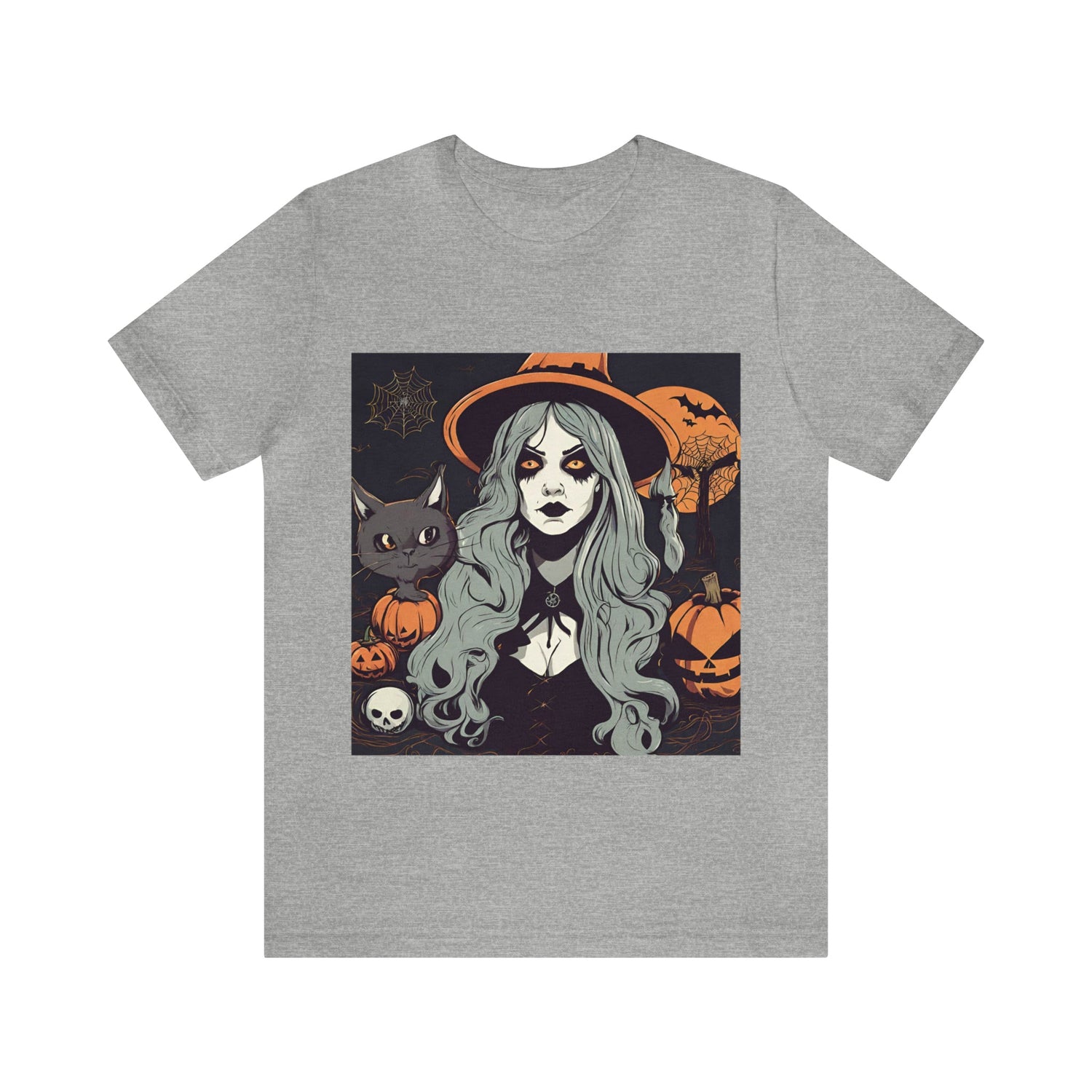 T-Shirt Halloween Shirt for Adults for Halloween Present Graphic Tee Bella Canvas Black Spooky Petrova Designs