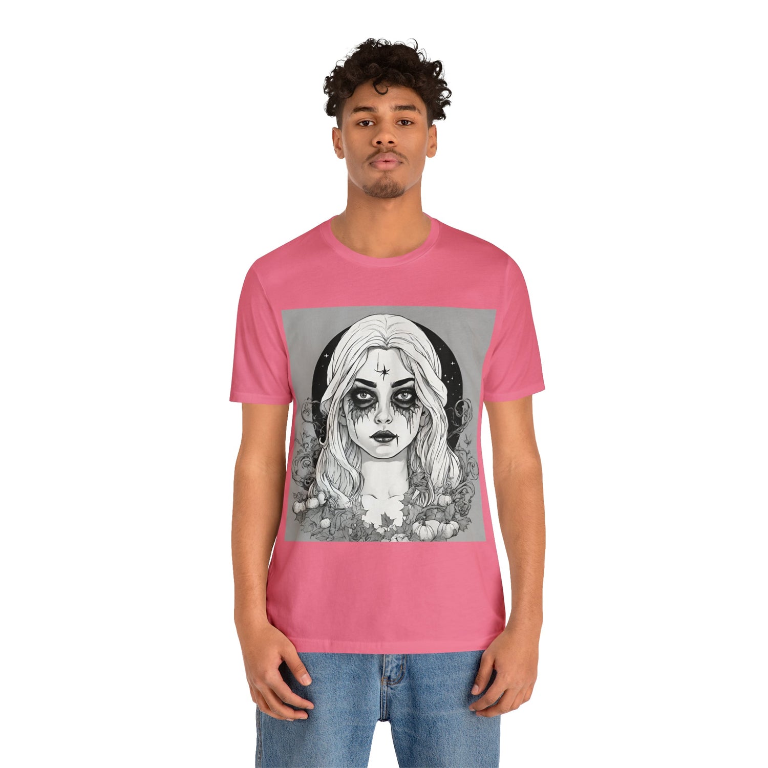 T-Shirt Halloween Shirt for Adults for Halloween Present Graphic Tee Bella Canvas Black Witch Petrova Designs