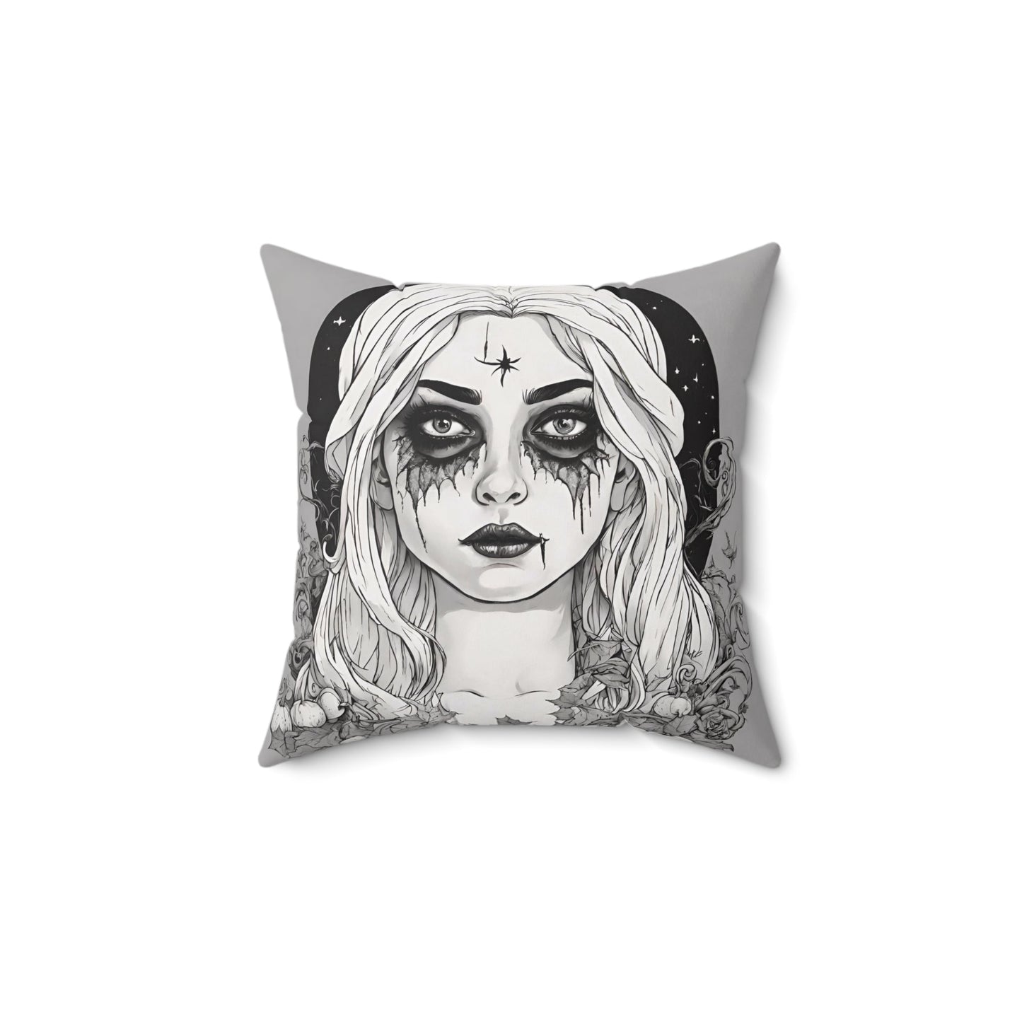 Home Decor Halloween Throw Pillow Decor Perfect for Couch or Sofa Accent Pillow Witch Petrova Designs