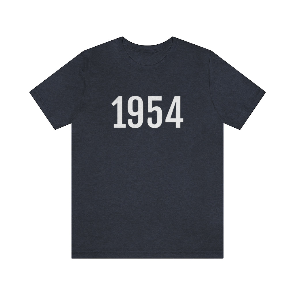 Heather Navy T-Shirt Tee Shirt with Numbers On Them for Numbered T-Shirt Outfit Numerology Aesthetic Petrova Designs