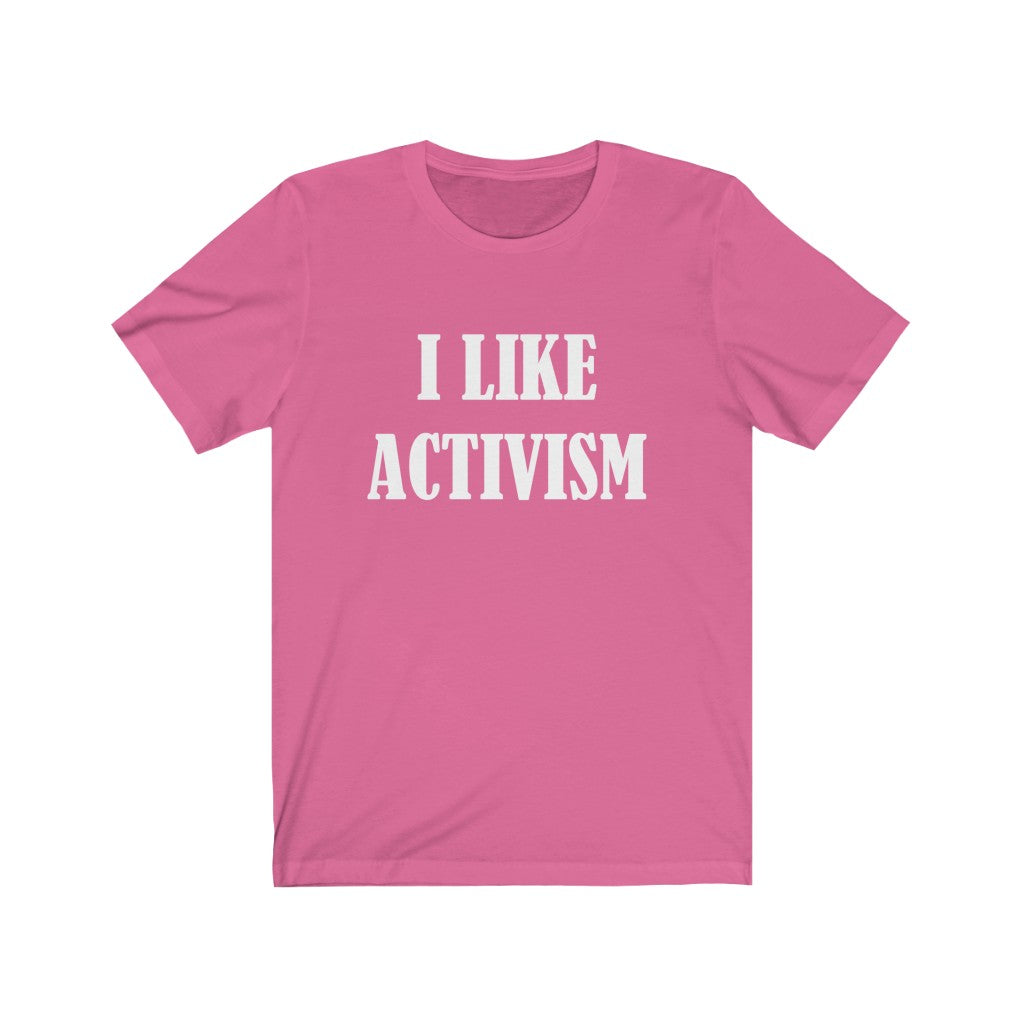 Charity Pink T-Shirt Text Shirt for Men & Women Black Bella Canvas Shirts for Tshirt Outfit Aesthetic Activism Petrova Designs