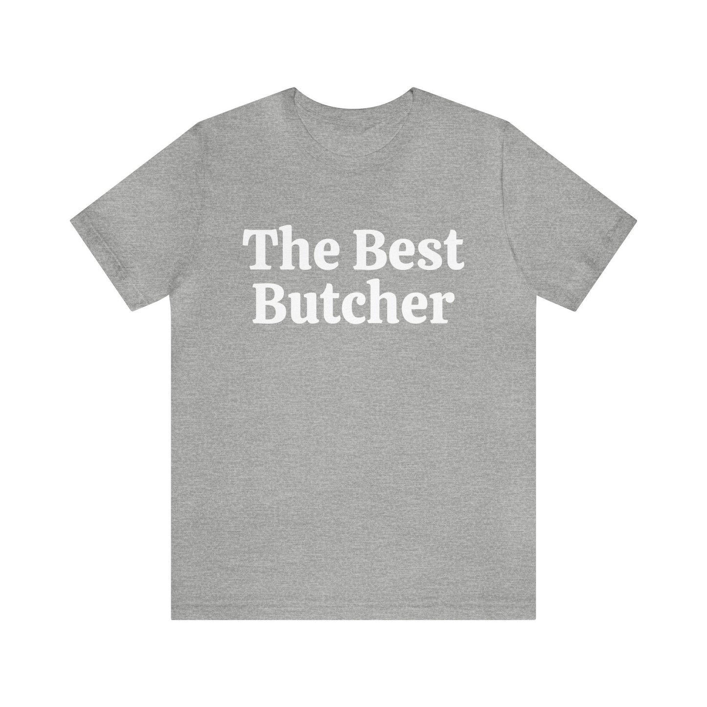 Athletic Heather T-Shirt Text Shirt for Men & Women Black Bella Canvas Shirts for Tshirt Outfit Aesthetic Butcher Petrova Designs