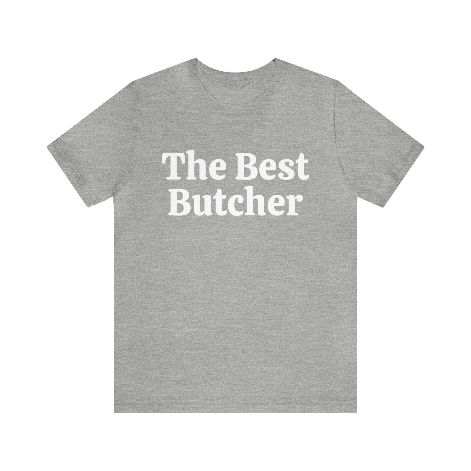 Athletic Heather T-Shirt Text Shirt for Men & Women Black Bella Canvas Shirts for Tshirt Outfit Aesthetic Butcher Petrova Designs