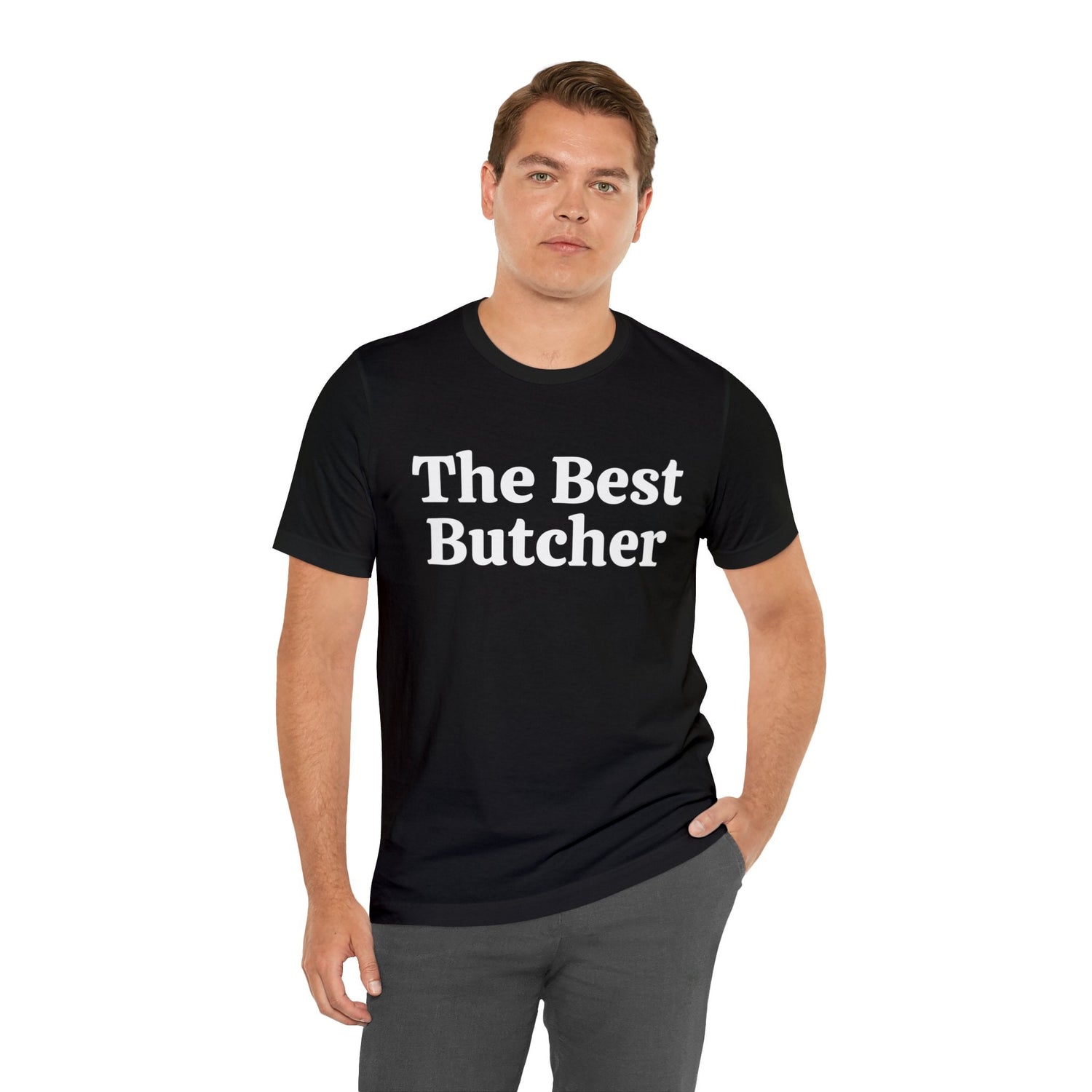 T-Shirt Text Shirt for Men & Women Black Bella Canvas Shirts for Tshirt Outfit Aesthetic Butcher Petrova Designs