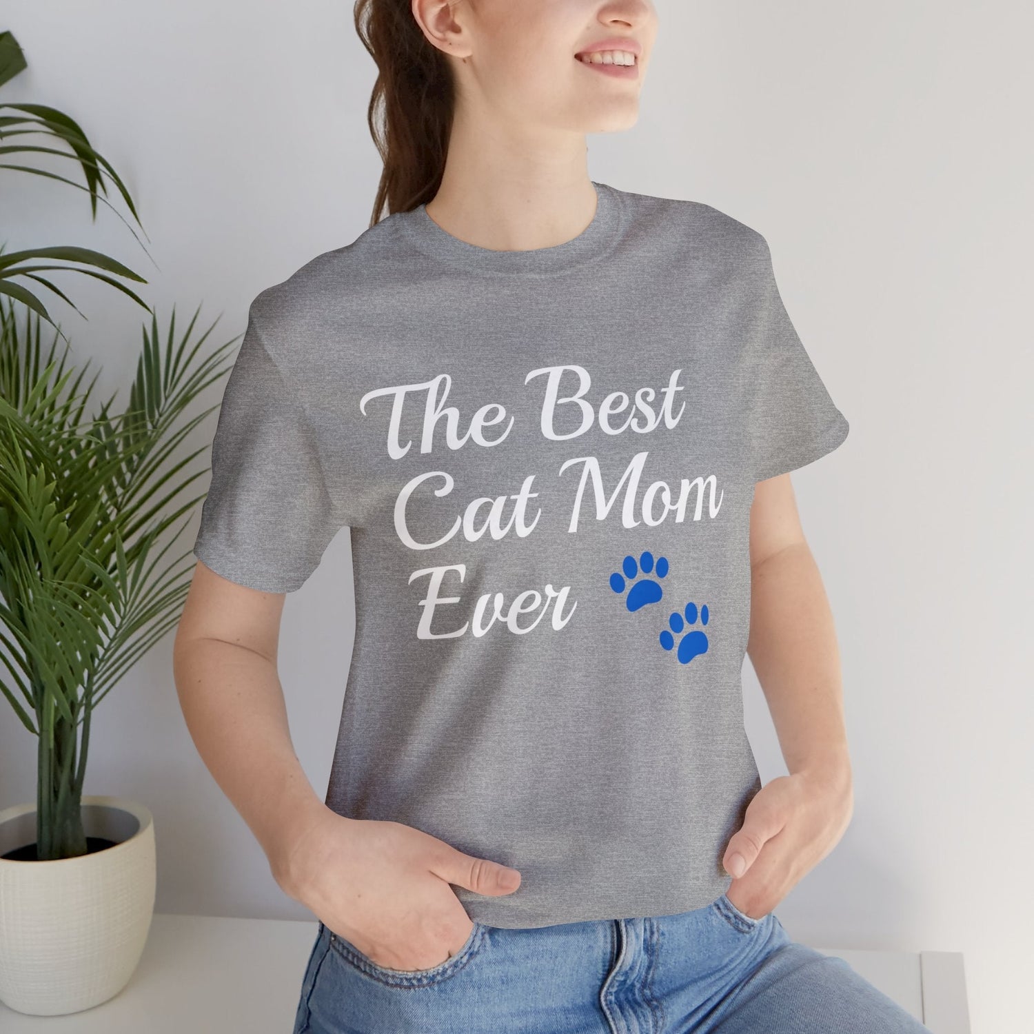 T-Shirt Text Shirt for Men & Women Black Bella Canvas Shirts for Tshirt Outfit Aesthetic Cat Mom Petrova Designs