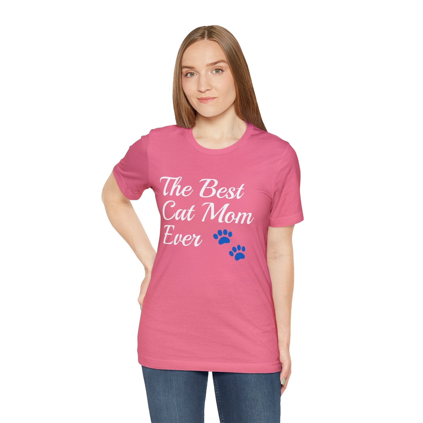 T-Shirt Text Shirt for Men & Women Black Bella Canvas Shirts for Tshirt Outfit Aesthetic Cat Mom Petrova Designs
