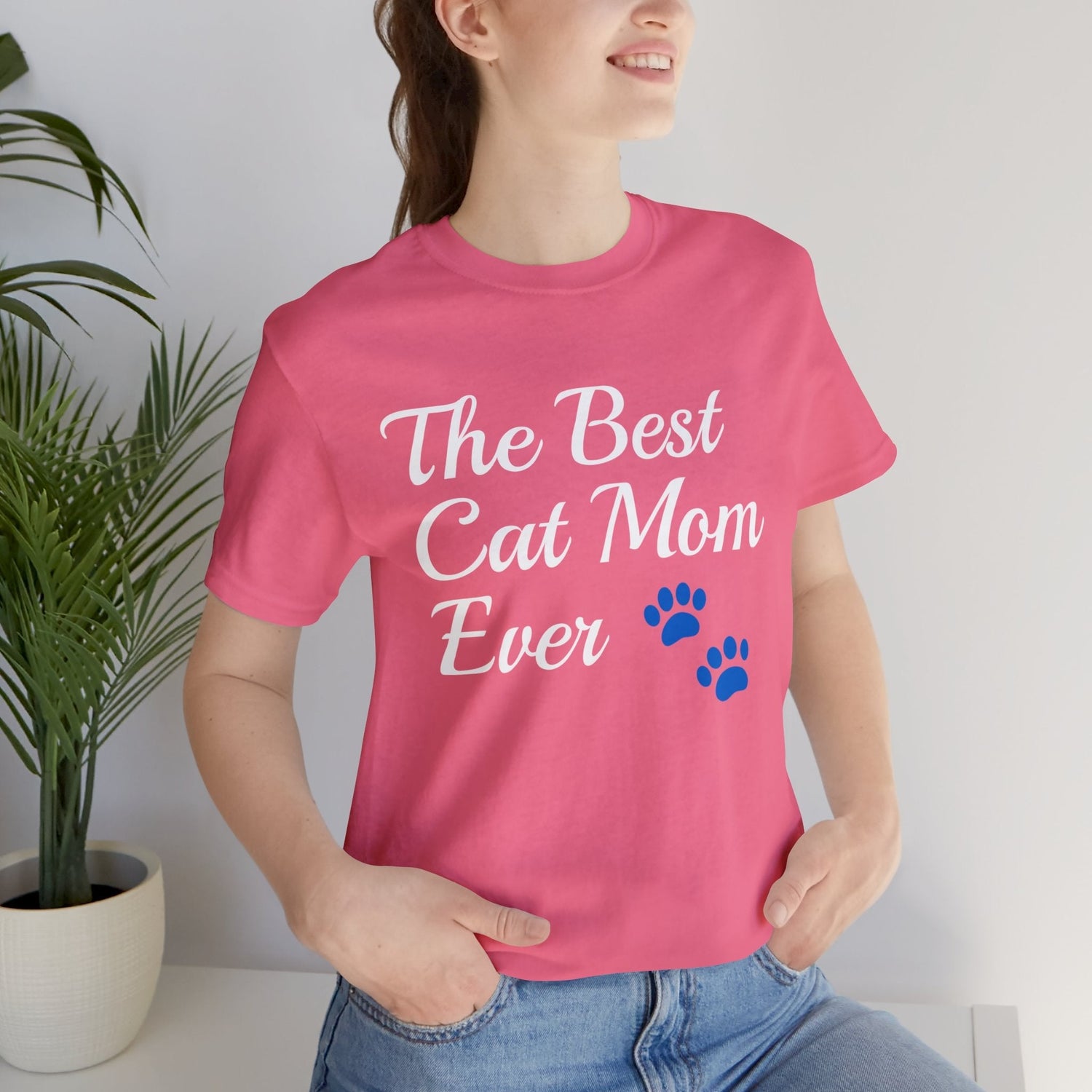 T-Shirt Text Shirt for Men & Women Black Bella Canvas Shirts for Tshirt Outfit Aesthetic Cat Mom Petrova Designs