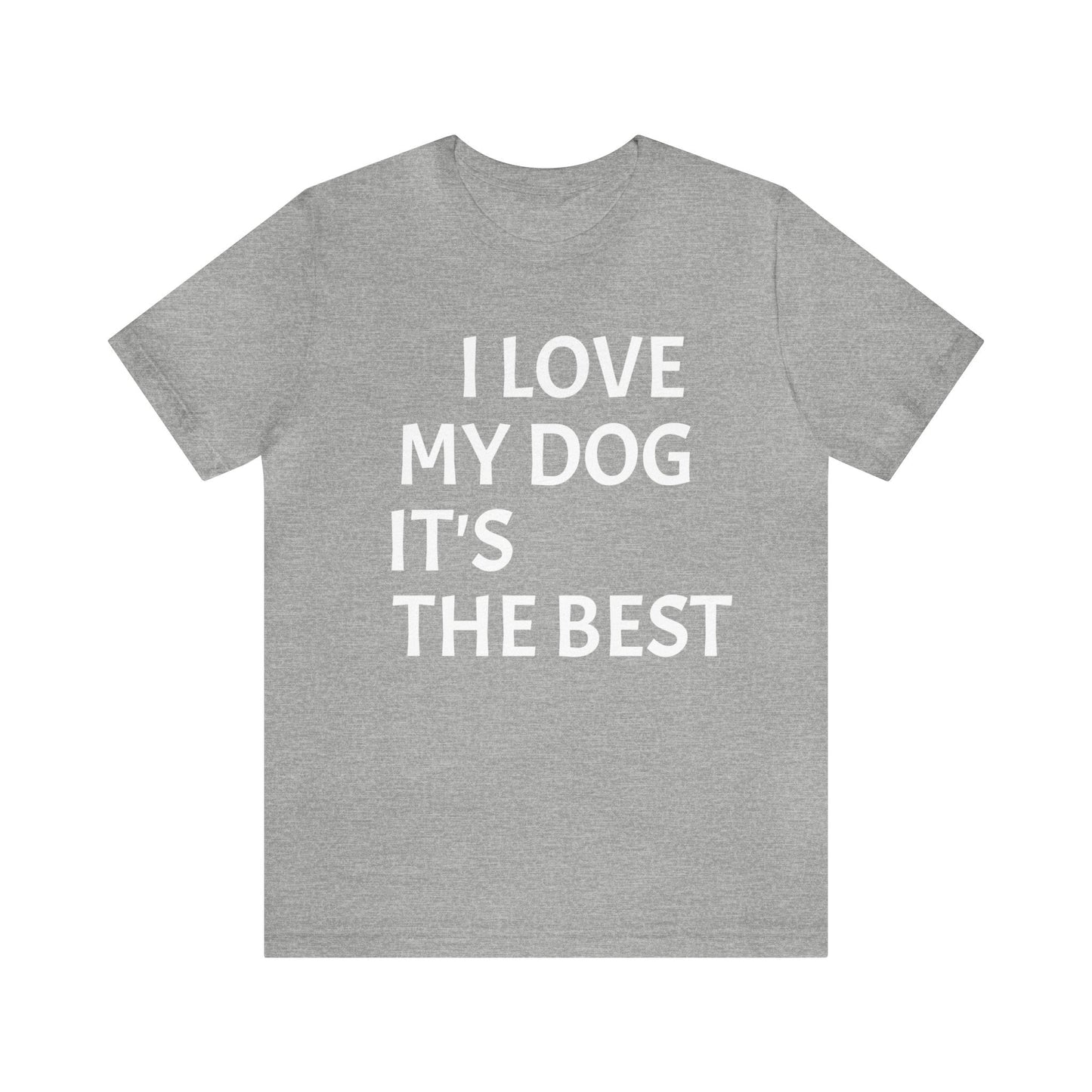 Athletic Heather T-Shirt Text Shirt for Men & Women Black Bella Canvas Shirts for Tshirt Outfit Aesthetic Dog Mom Dog Dad Petrova Designs