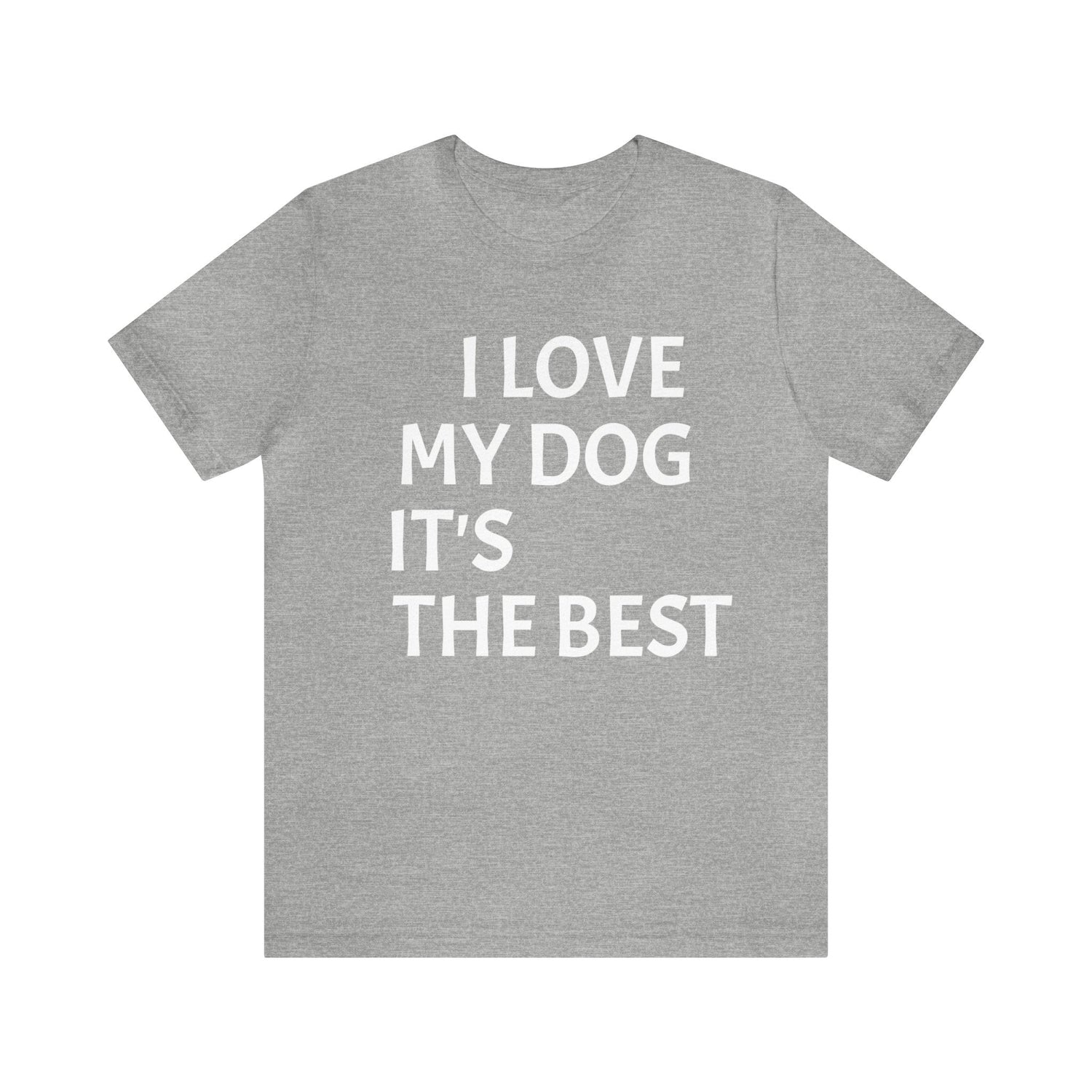 Athletic Heather T-Shirt Text Shirt for Men & Women Black Bella Canvas Shirts for Tshirt Outfit Aesthetic Dog Mom Dog Dad Petrova Designs
