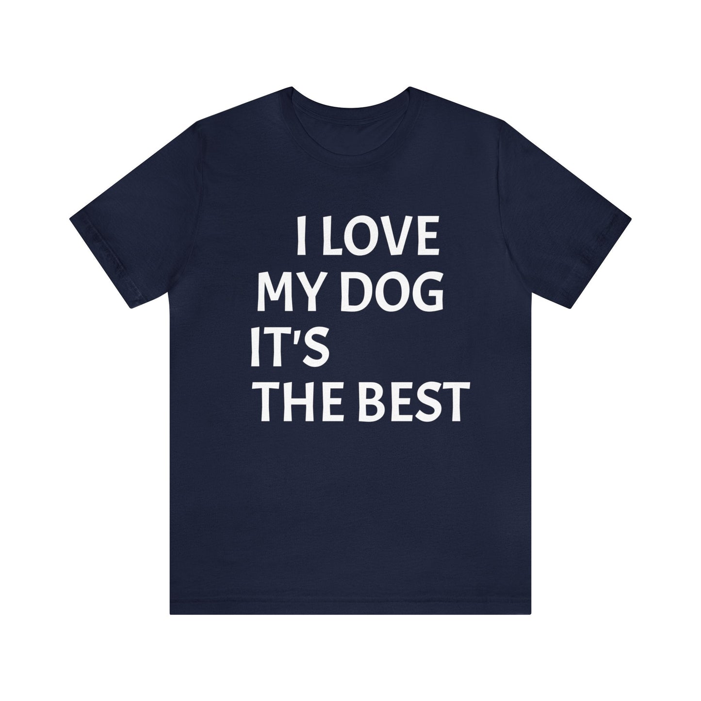 Navy T-Shirt Text Shirt for Men & Women Black Bella Canvas Shirts for Tshirt Outfit Aesthetic Dog Mom Dog Dad Petrova Designs