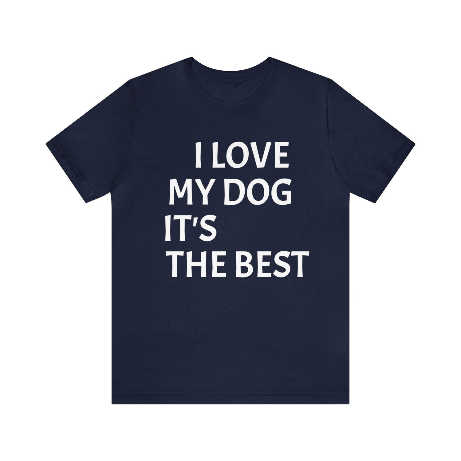 Navy T-Shirt Text Shirt for Men & Women Black Bella Canvas Shirts for Tshirt Outfit Aesthetic Dog Mom Dog Dad Petrova Designs