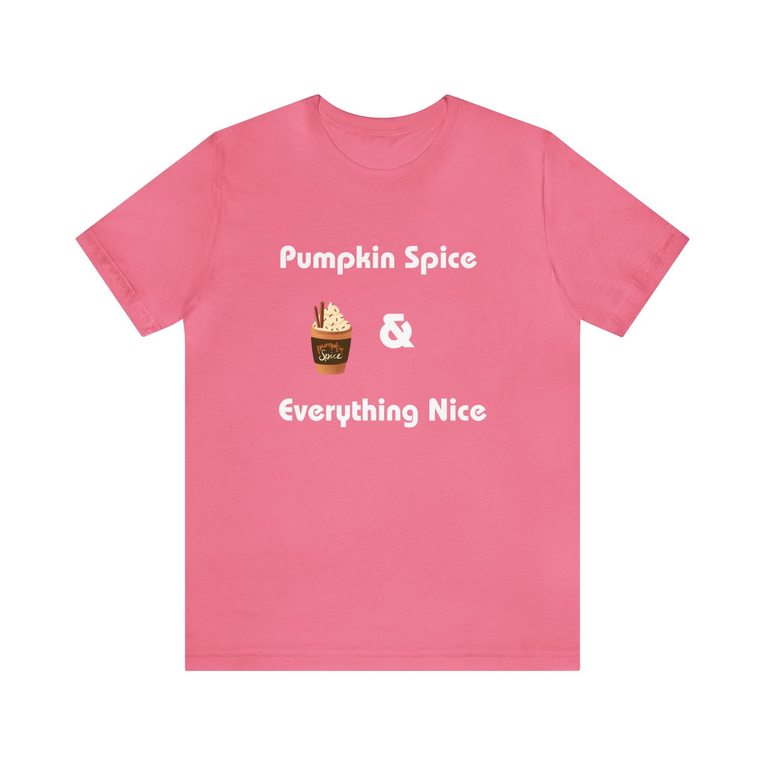 Charity Pink T-Shirt Text Shirt for Men & Women Black Bella Canvas Shirts for Tshirt Outfit Aesthetic Fall Autumn Petrova Designs