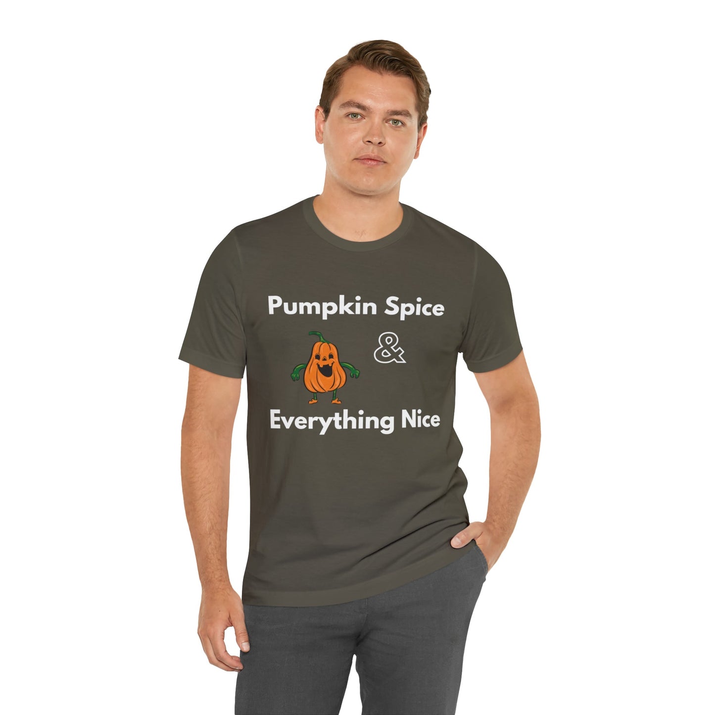 T-Shirt Text Shirt for Men & Women Black Bella Canvas Shirts for Tshirt Outfit Aesthetic Fall Pumpkin Spice Petrova Designs