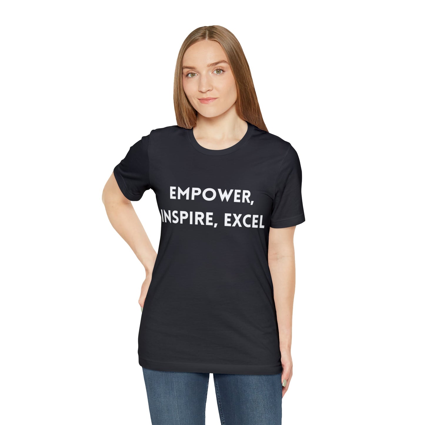 T-Shirt Text Shirt for Men & Women Black Bella Canvas Shirts for Tshirt Outfit Aesthetic Inspiring Achievment Petrova Designs