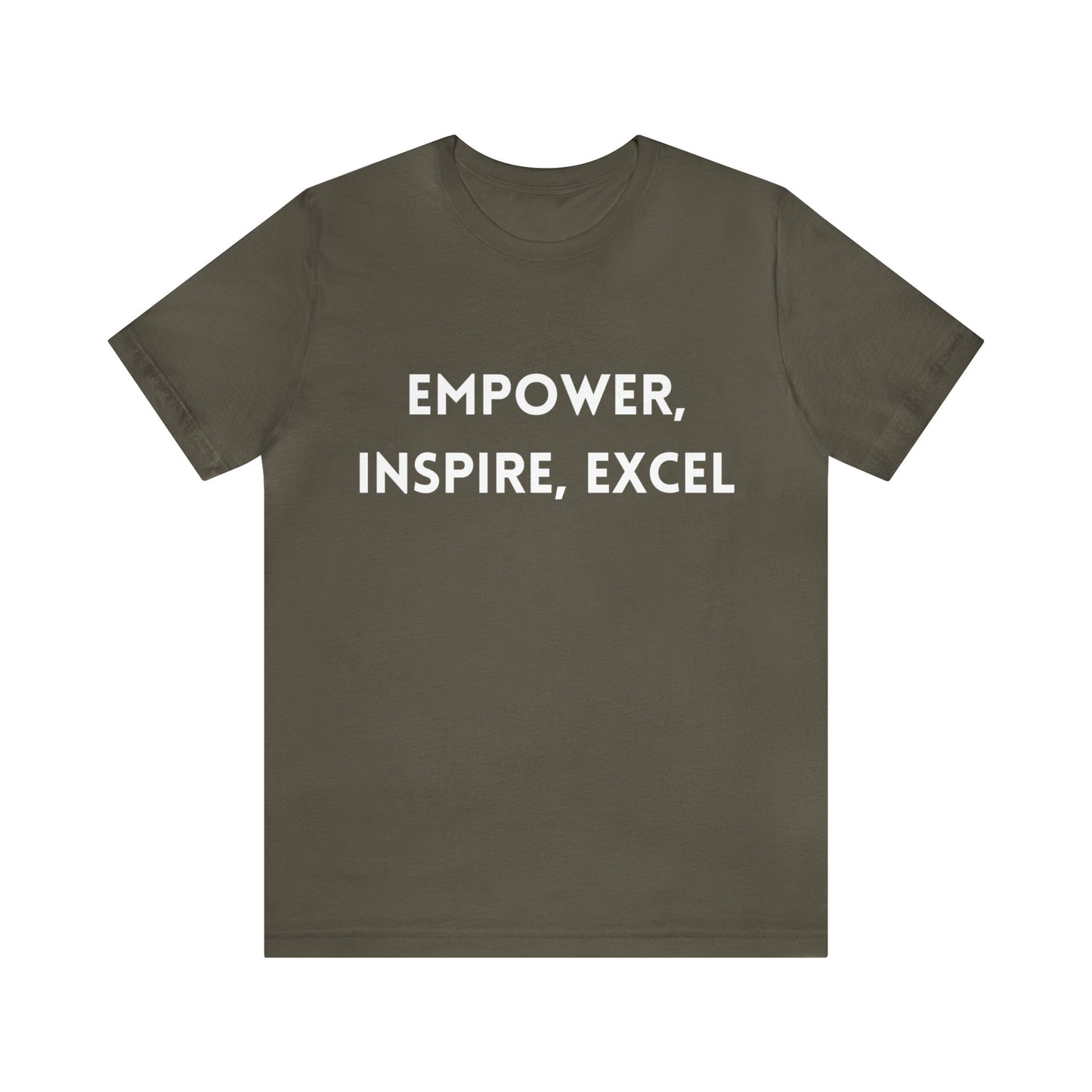 T-Shirt Text Shirt for Men & Women Black Bella Canvas Shirts for Tshirt Outfit Aesthetic Inspiring Achievment Petrova Designs