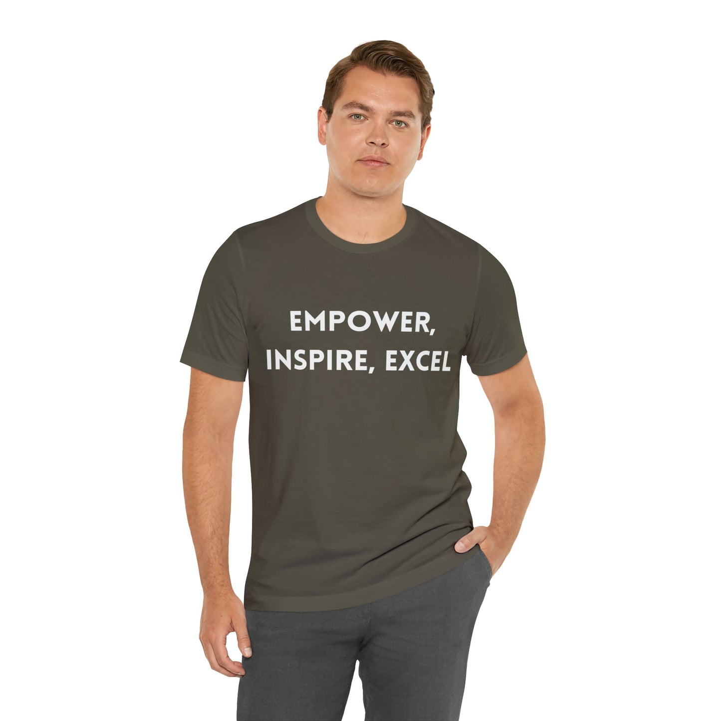 T-Shirt Text Shirt for Men & Women Black Bella Canvas Shirts for Tshirt Outfit Aesthetic Inspiring Achievment Petrova Designs