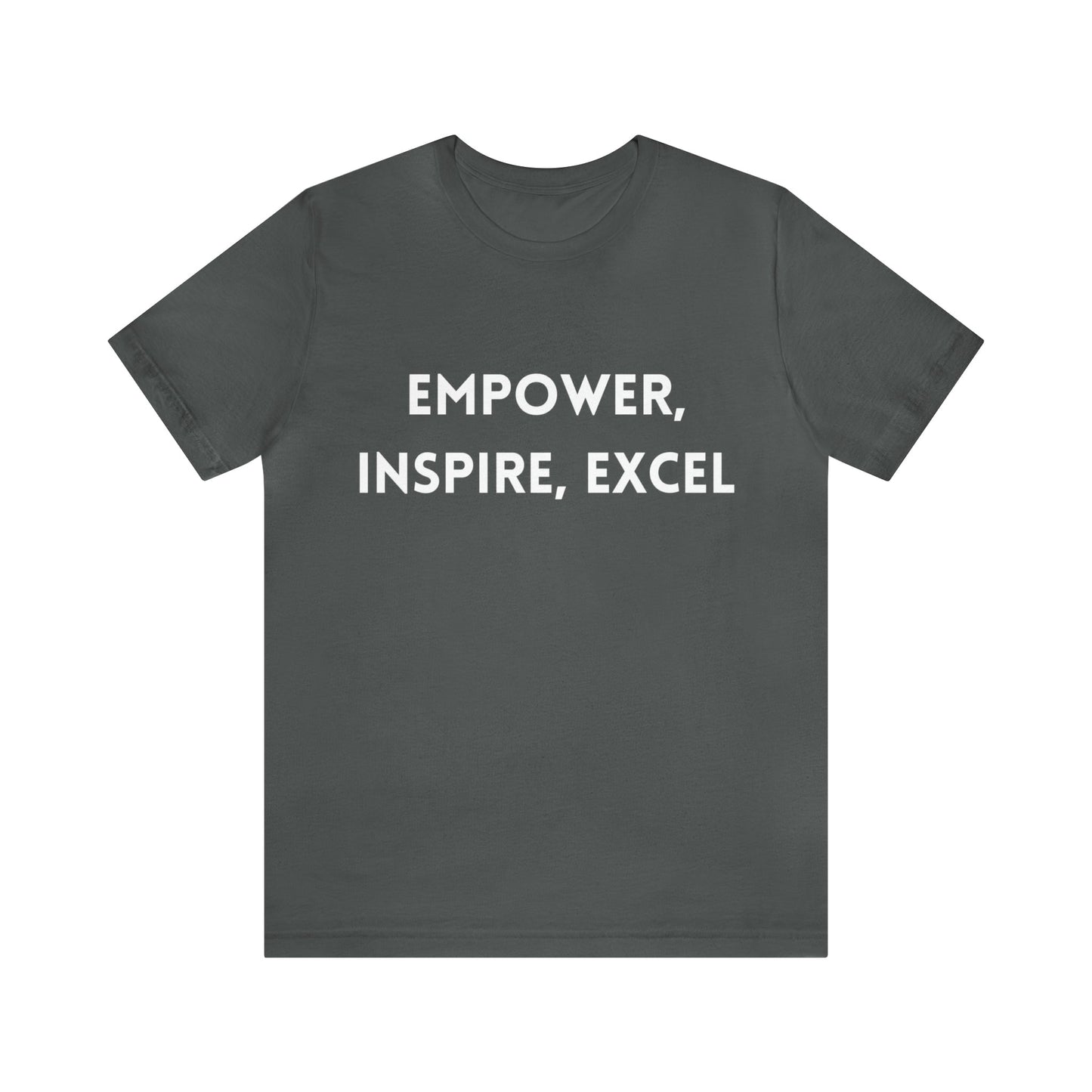 T-Shirt Text Shirt for Men & Women Black Bella Canvas Shirts for Tshirt Outfit Aesthetic Inspiring Achievment Petrova Designs