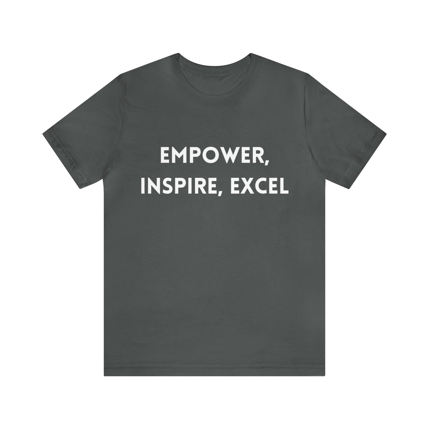 T-Shirt Text Shirt for Men & Women Black Bella Canvas Shirts for Tshirt Outfit Aesthetic Inspiring Achievment Petrova Designs