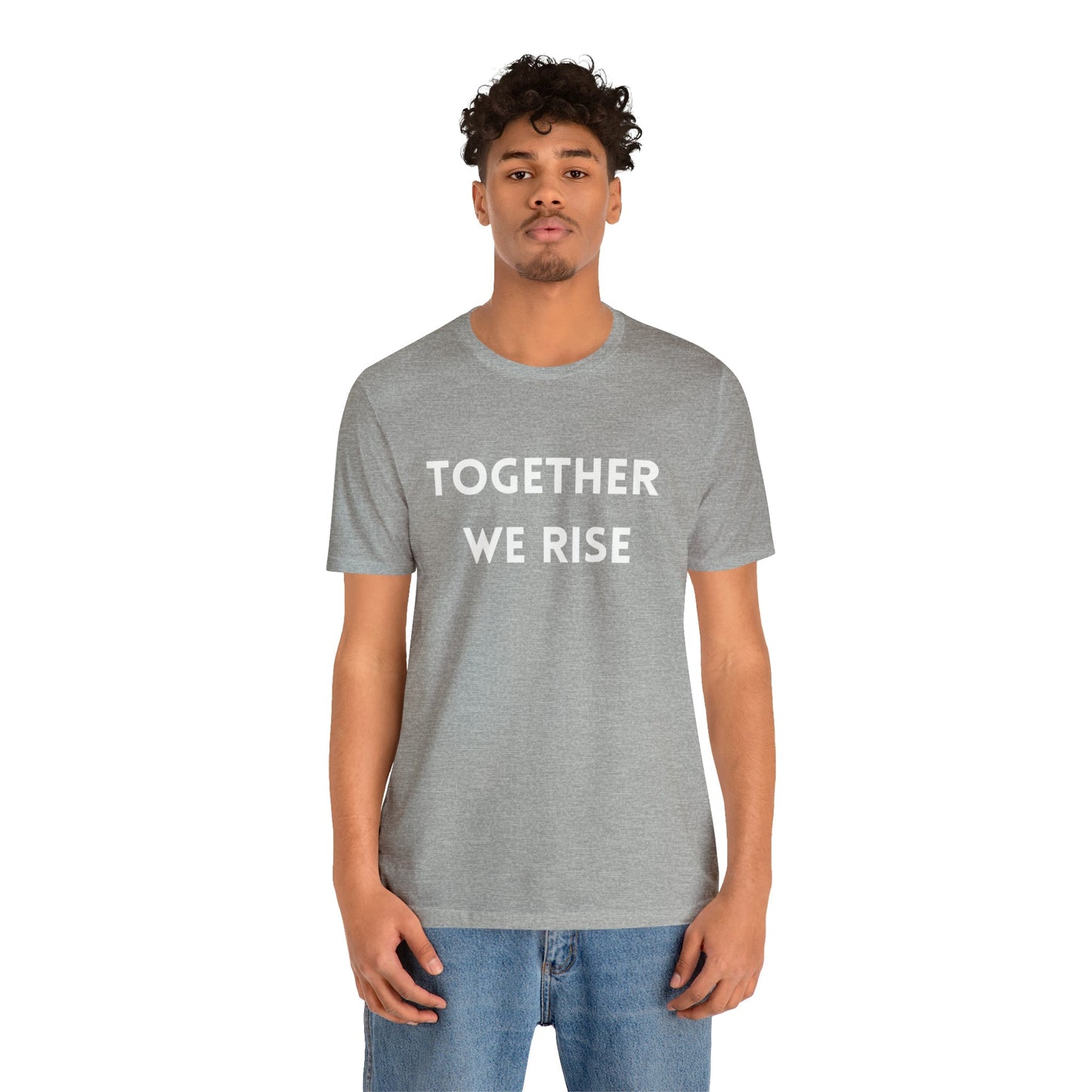 T-Shirt Text Shirt for Men & Women Black Bella Canvas Shirts for Tshirt Outfit Aesthetic Together Teamwork Team Petrova Designs
