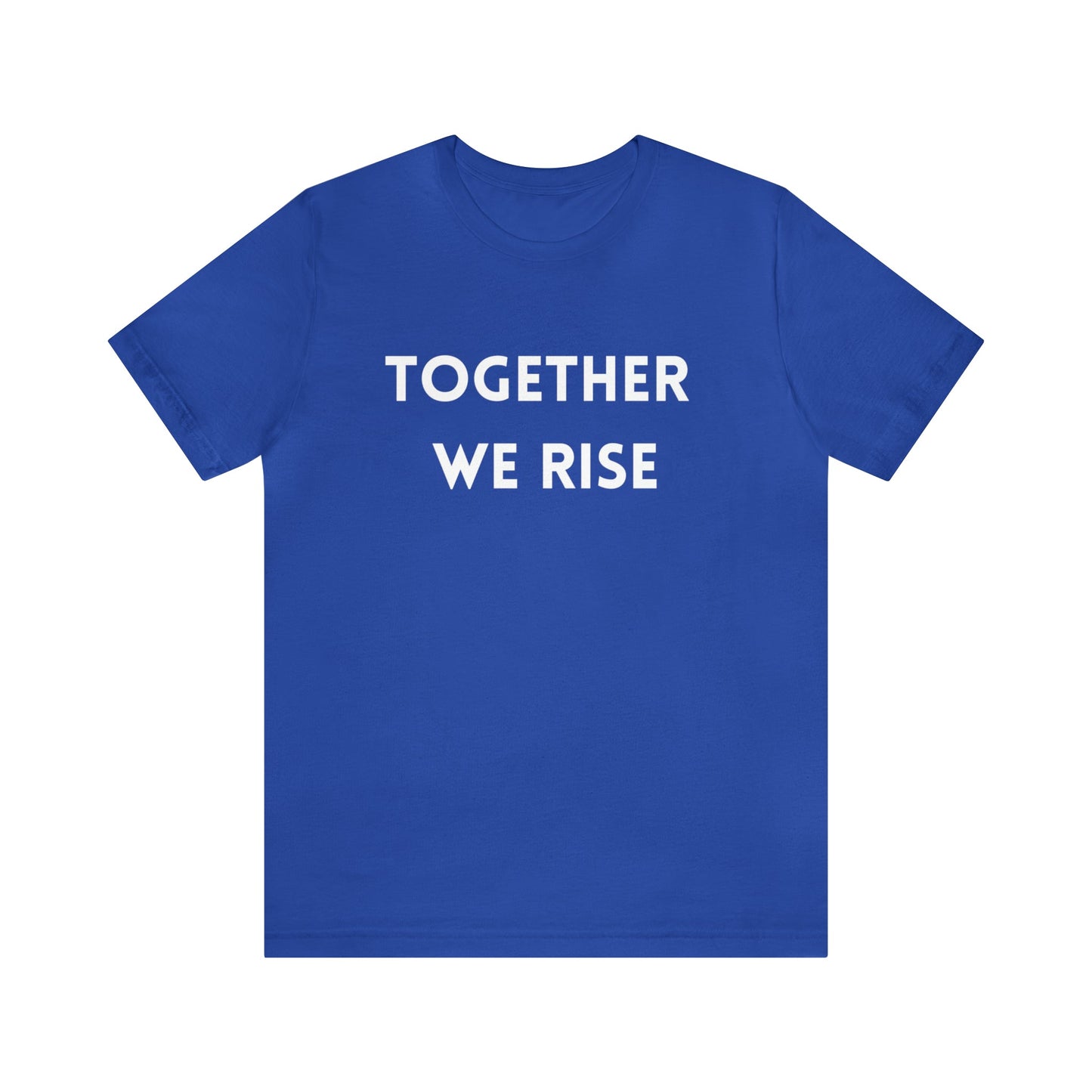 T-Shirt Text Shirt for Men & Women Black Bella Canvas Shirts for Tshirt Outfit Aesthetic Together Teamwork Team Petrova Designs