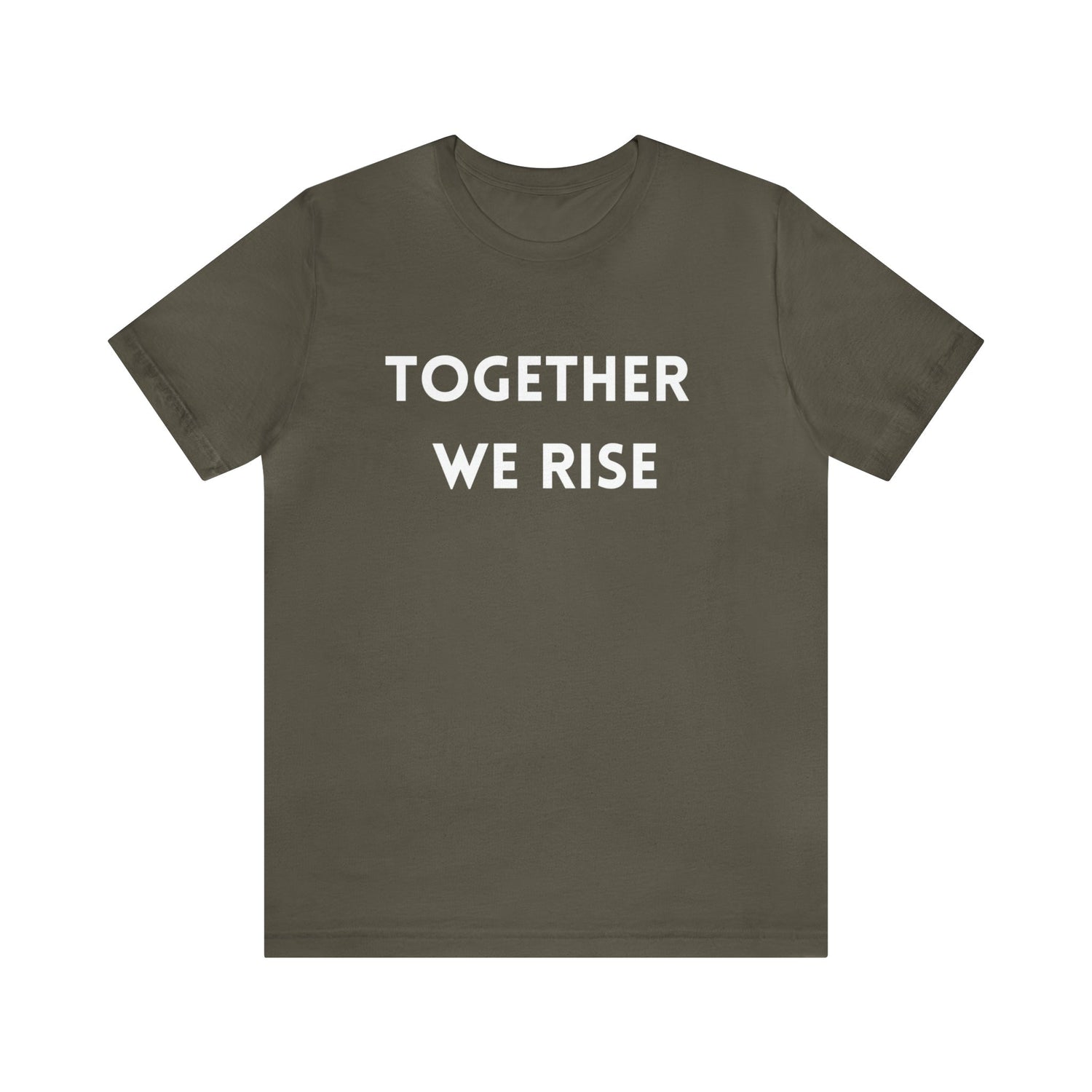 T-Shirt Text Shirt for Men & Women Black Bella Canvas Shirts for Tshirt Outfit Aesthetic Together Teamwork Team Petrova Designs