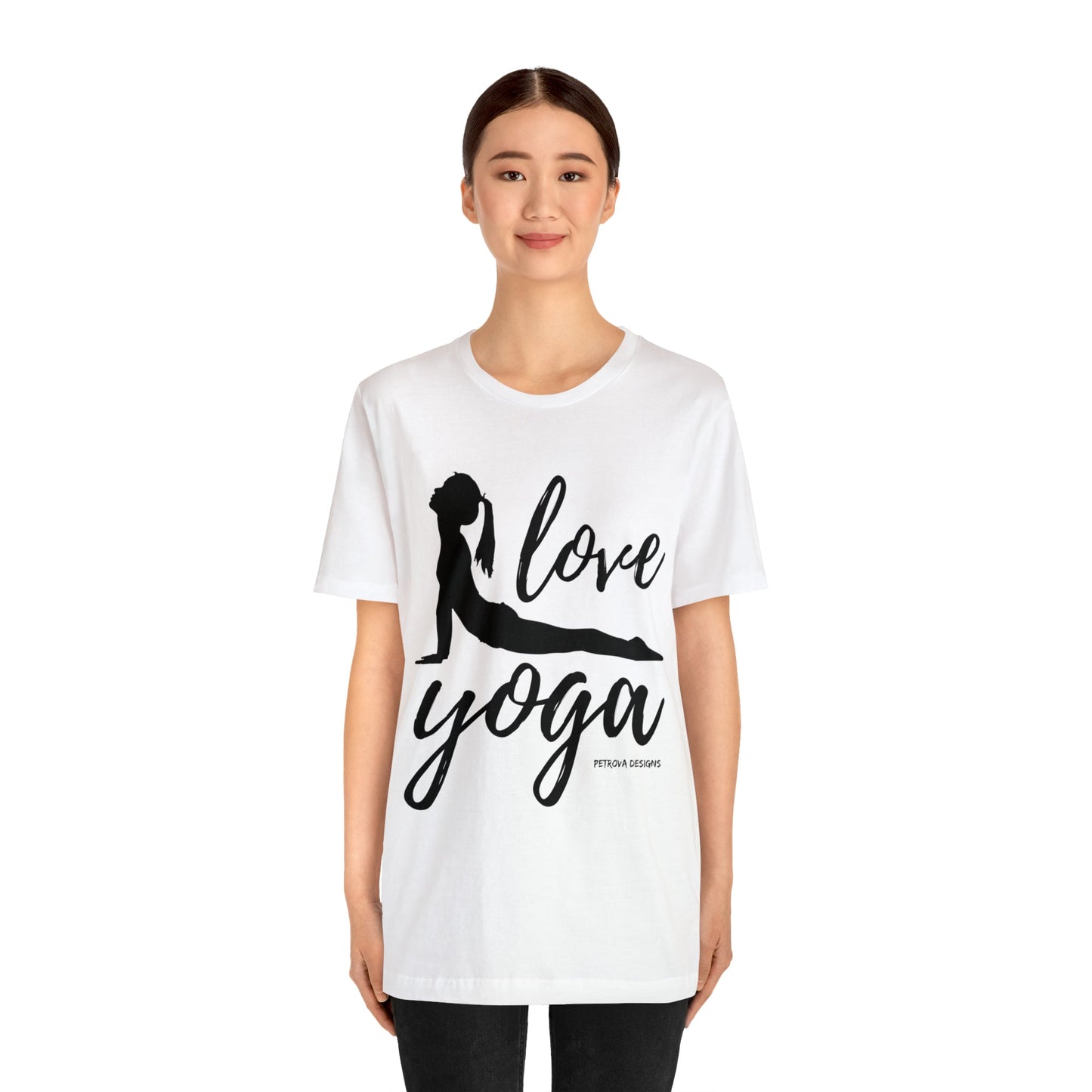 T-Shirt Text Shirt for Men & Women Black Bella Canvas Shirts for Tshirt Outfit Aesthetic Yoga Petrova Designs