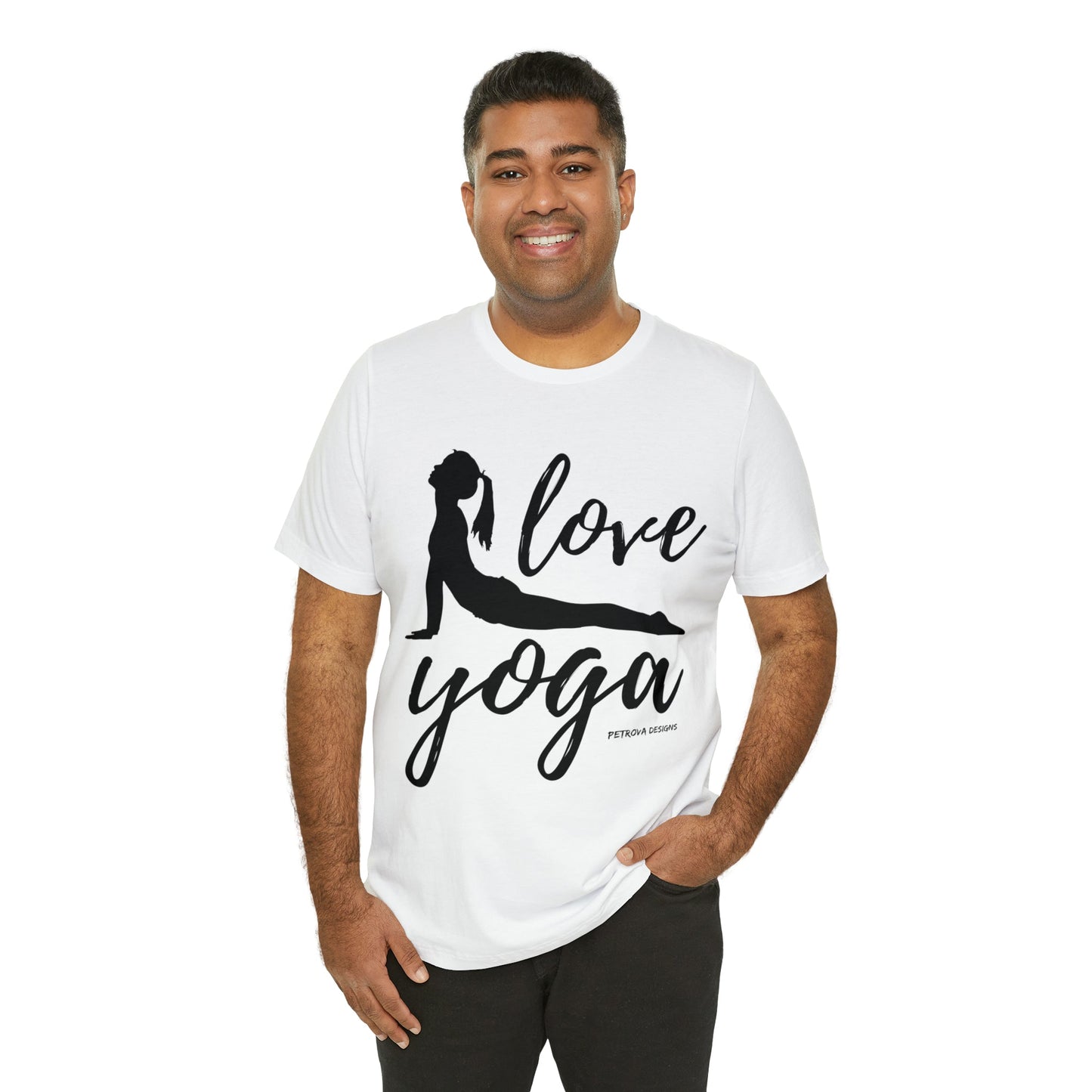 T-Shirt Text Shirt for Men & Women Black Bella Canvas Shirts for Tshirt Outfit Aesthetic Yoga Petrova Designs