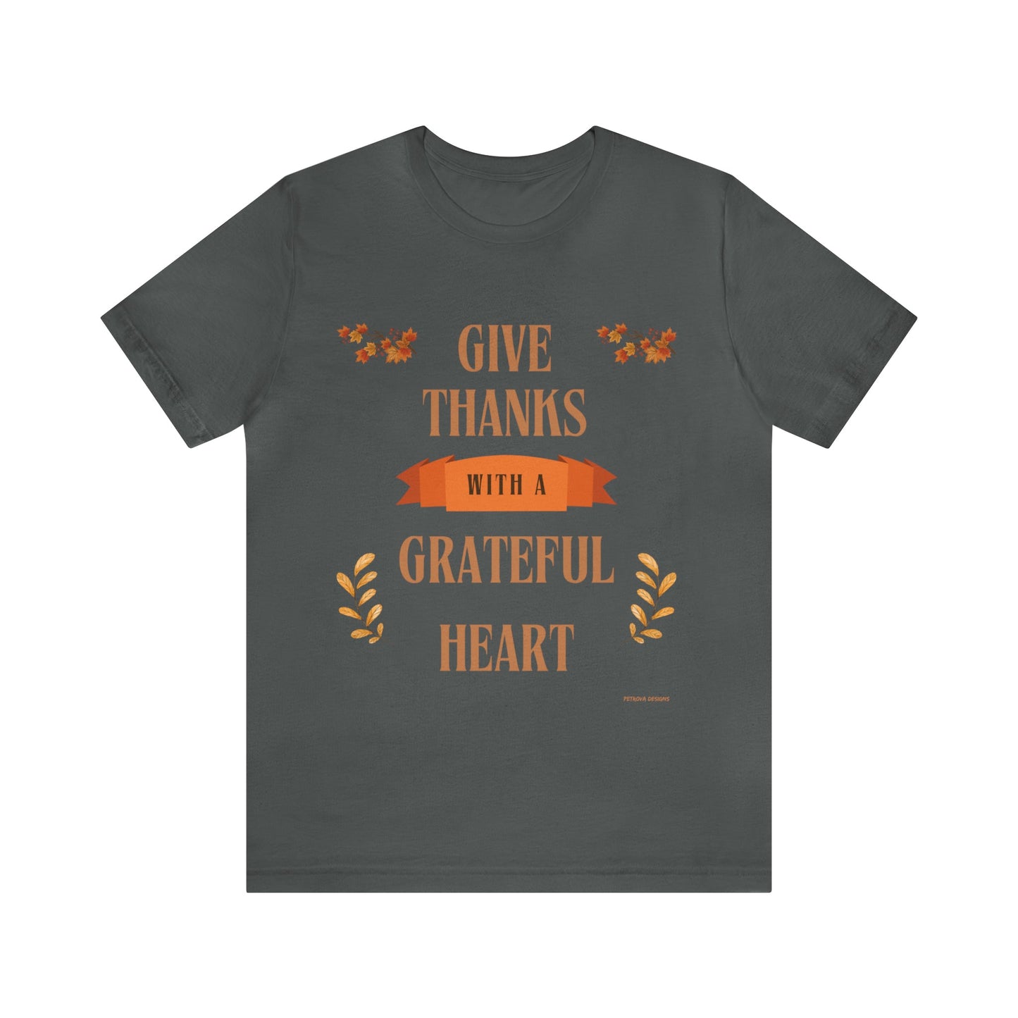 T-Shirt Thanksgiving Graphic Tees for Men and Women Graphic Tee Shirts for Black Tshirt Outfits Petrova Designs