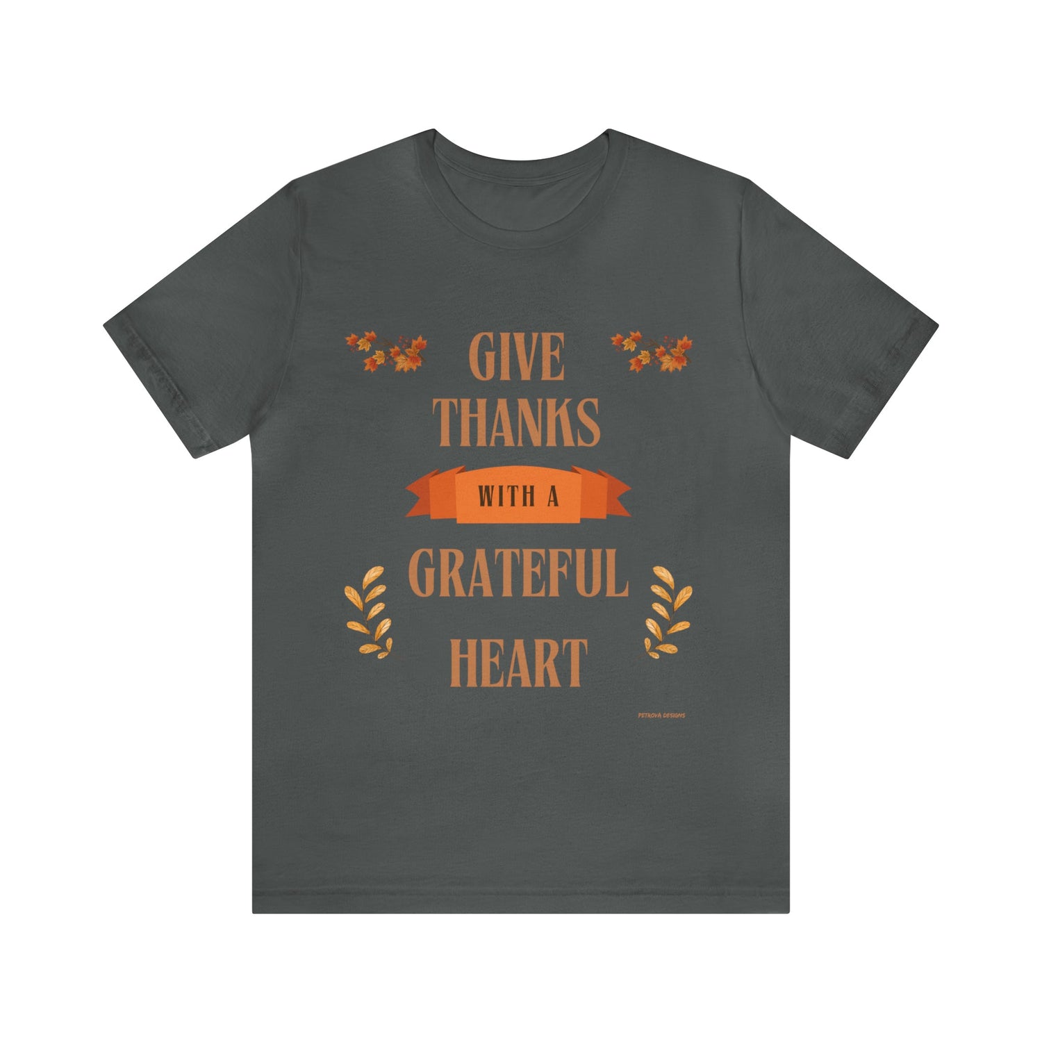 T-Shirt Thanksgiving Graphic Tees for Men and Women Graphic Tee Shirts for Black Tshirt Outfits Petrova Designs