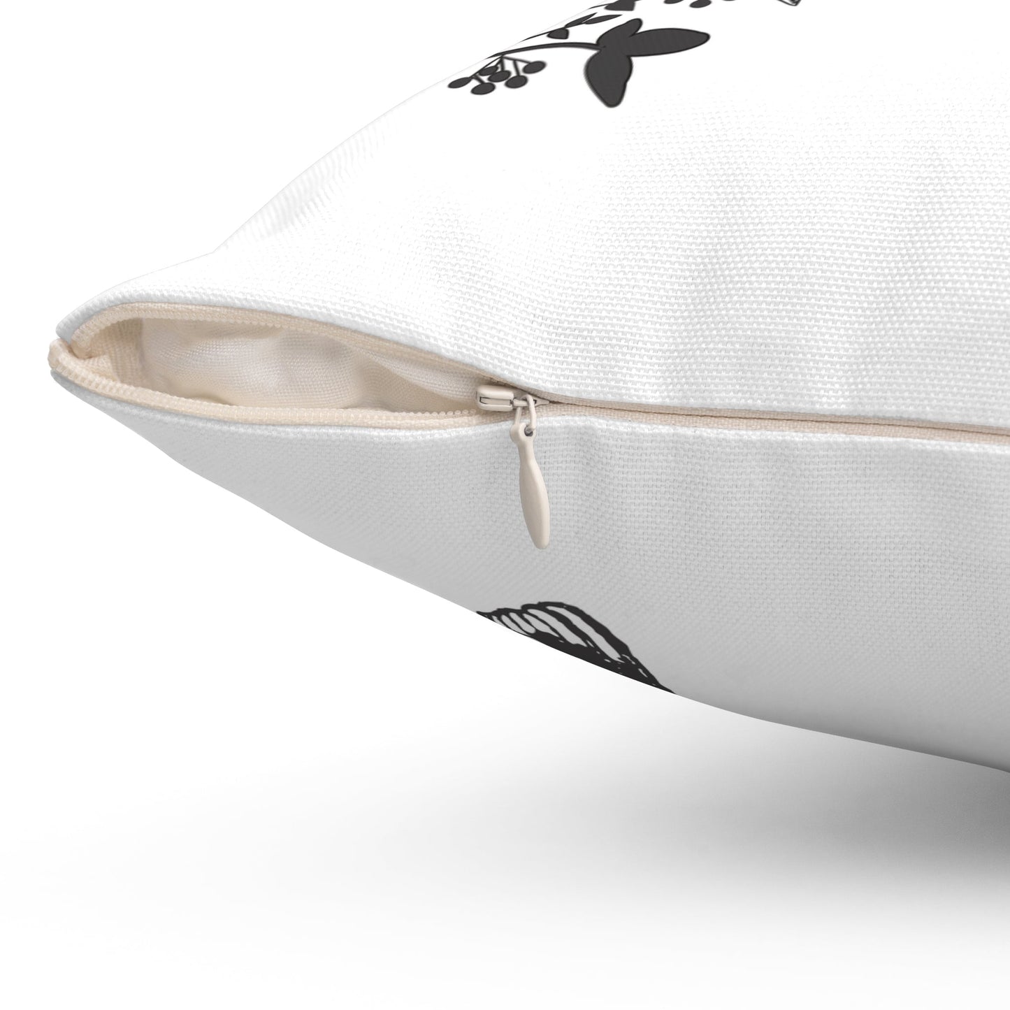Home Decor Throw Pillow on Bed Couch Pillows and Throws Decorative Sofa Accent Pillows White Animal Petrova Designs