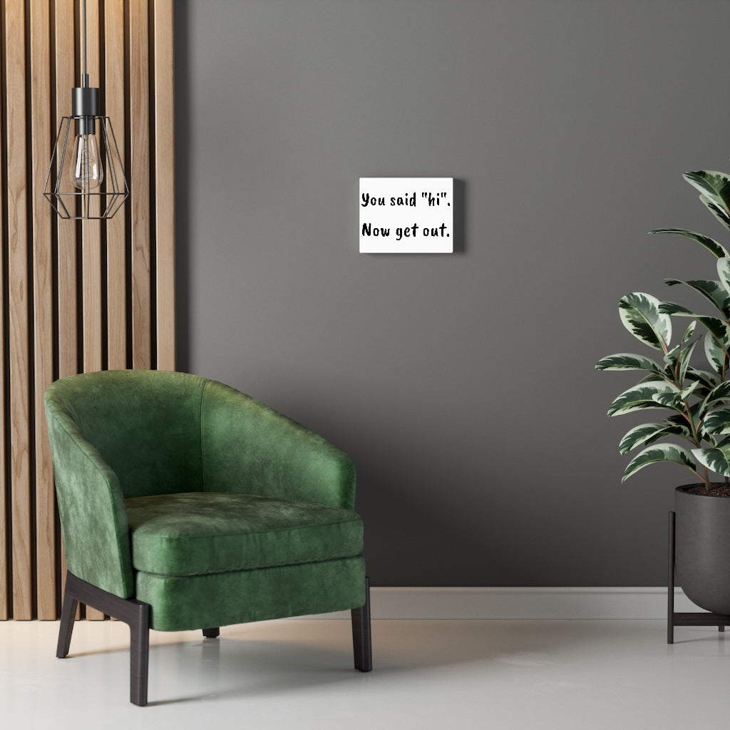 Canvas Funny Wall Décor Canvas Petrova Designs