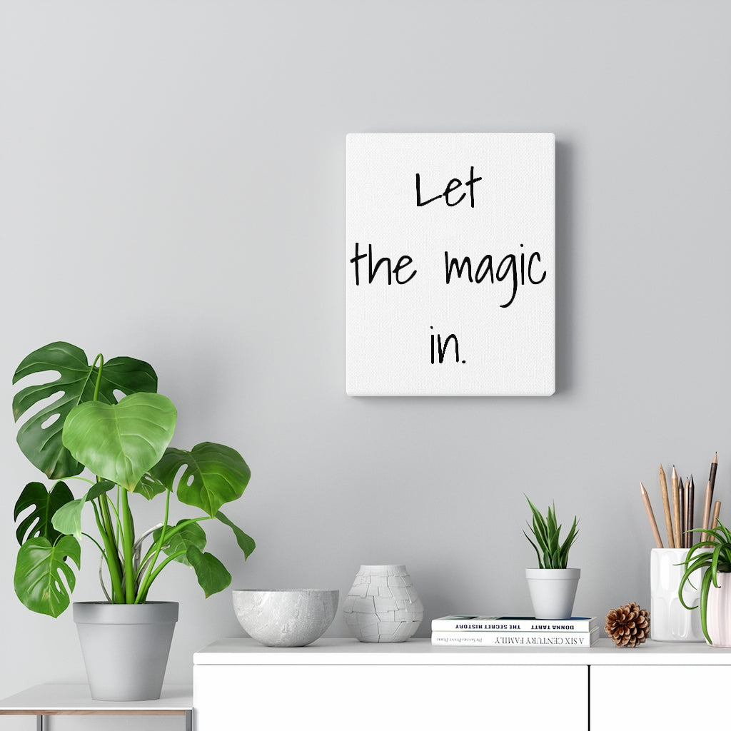 Canvas Inspirational Wall Decor Canvas Gallery Wraps Magic Theme Petrova Designs
