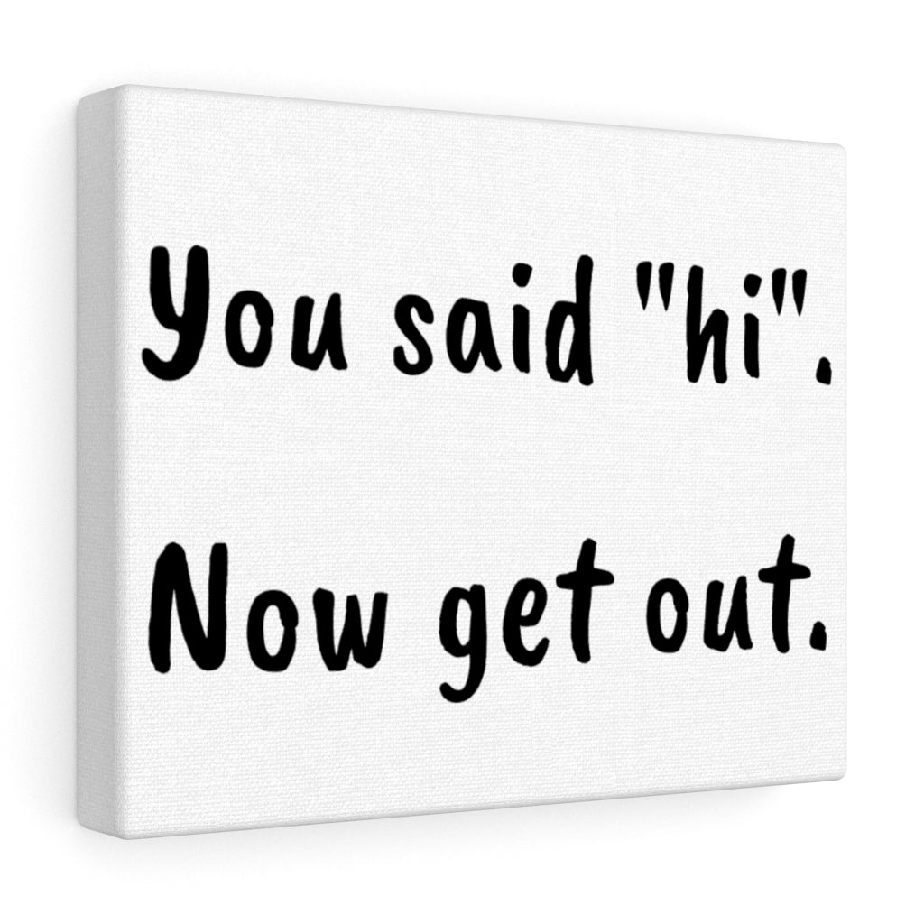 10″ × 8″ Premium Gallery Wraps (1.25″) Canvas Funny Wall Décor Canvas Petrova Designs