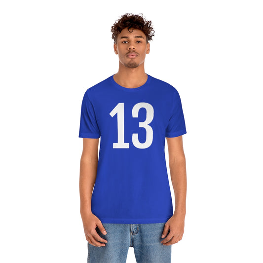13 tee Unlock Your Unique Style Rocking the Trend with Numbered T-Shirts