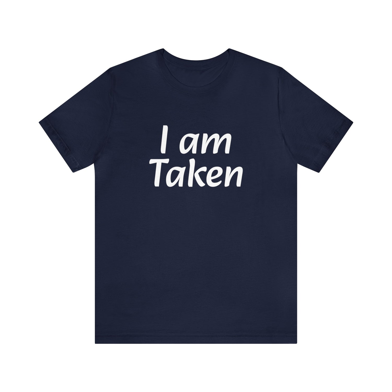 In Relationship T-Shirt | Couples T-Shirt | For Him or Her Navy T-Shirt Petrova Designs