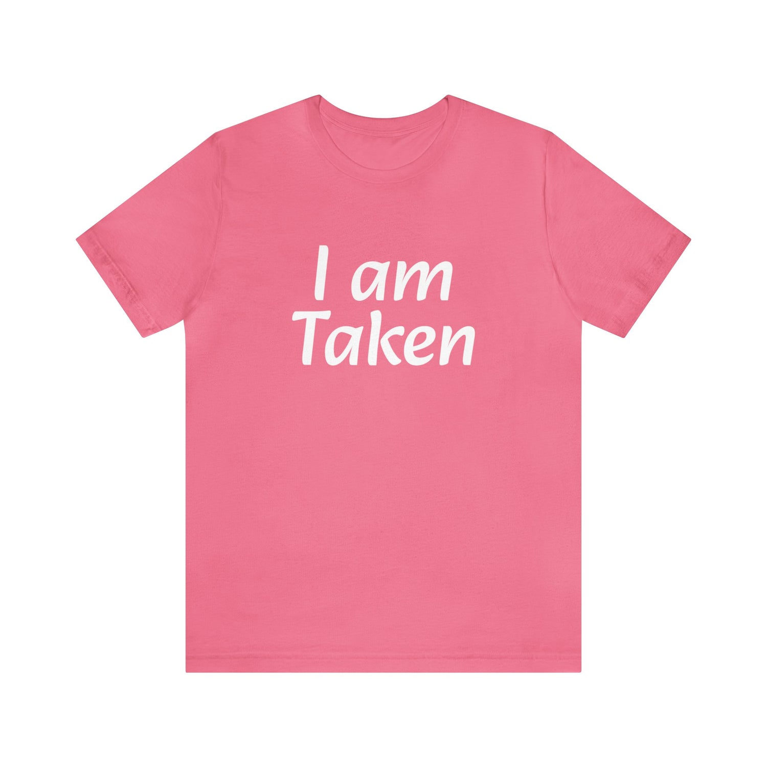 In Relationship T-Shirt | Couples T-Shirt | For Him or Her Charity Pink T-Shirt Petrova Designs