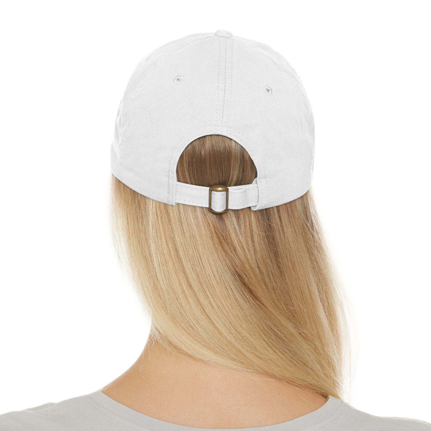 Yoga Gifts | "Love Yoga" Dad Hat with Leather Patch | Hats Petrova Designs
