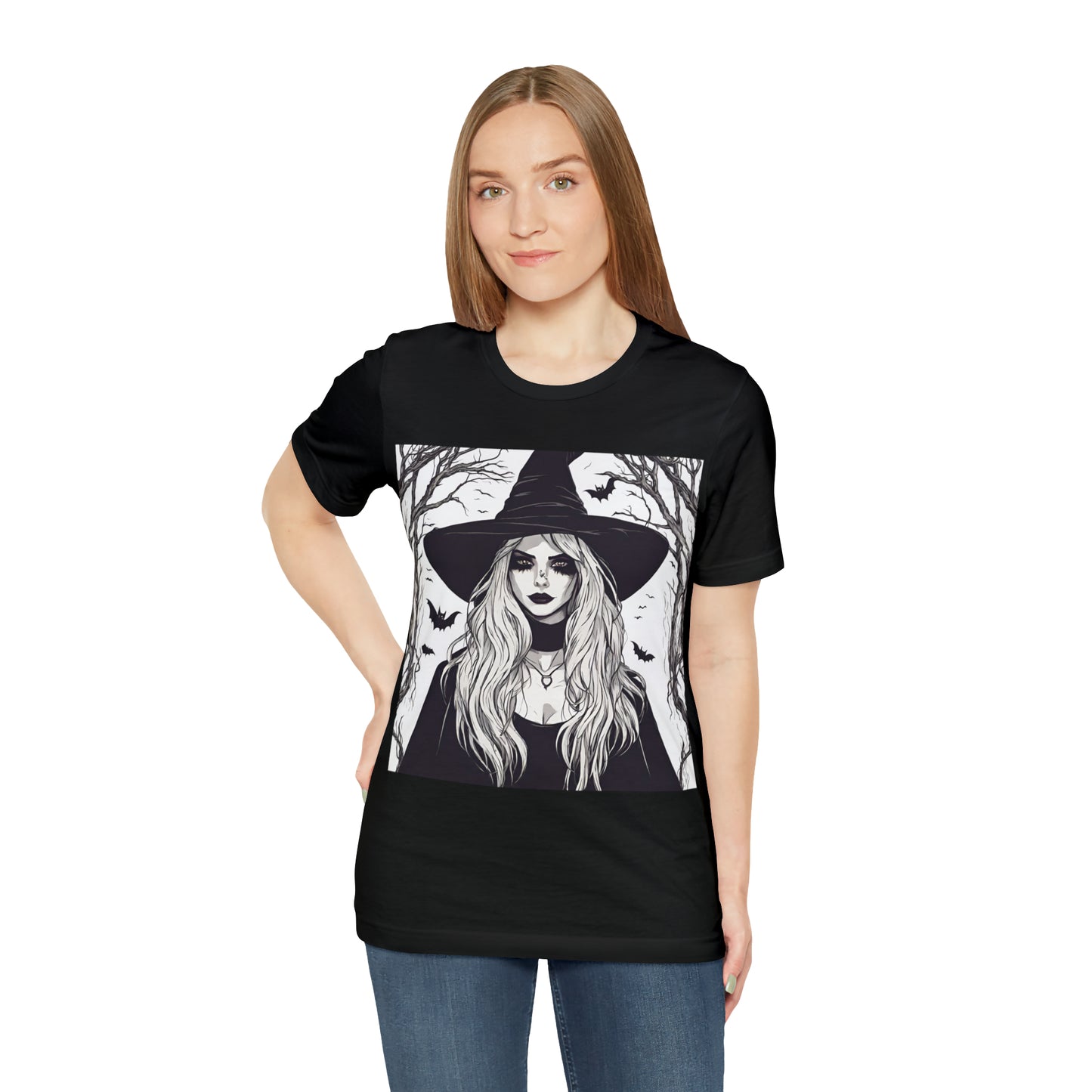 Halloween Beautiful Witch T-Shirt | Halloween Gift Ideas T-Shirt Petrova Designs