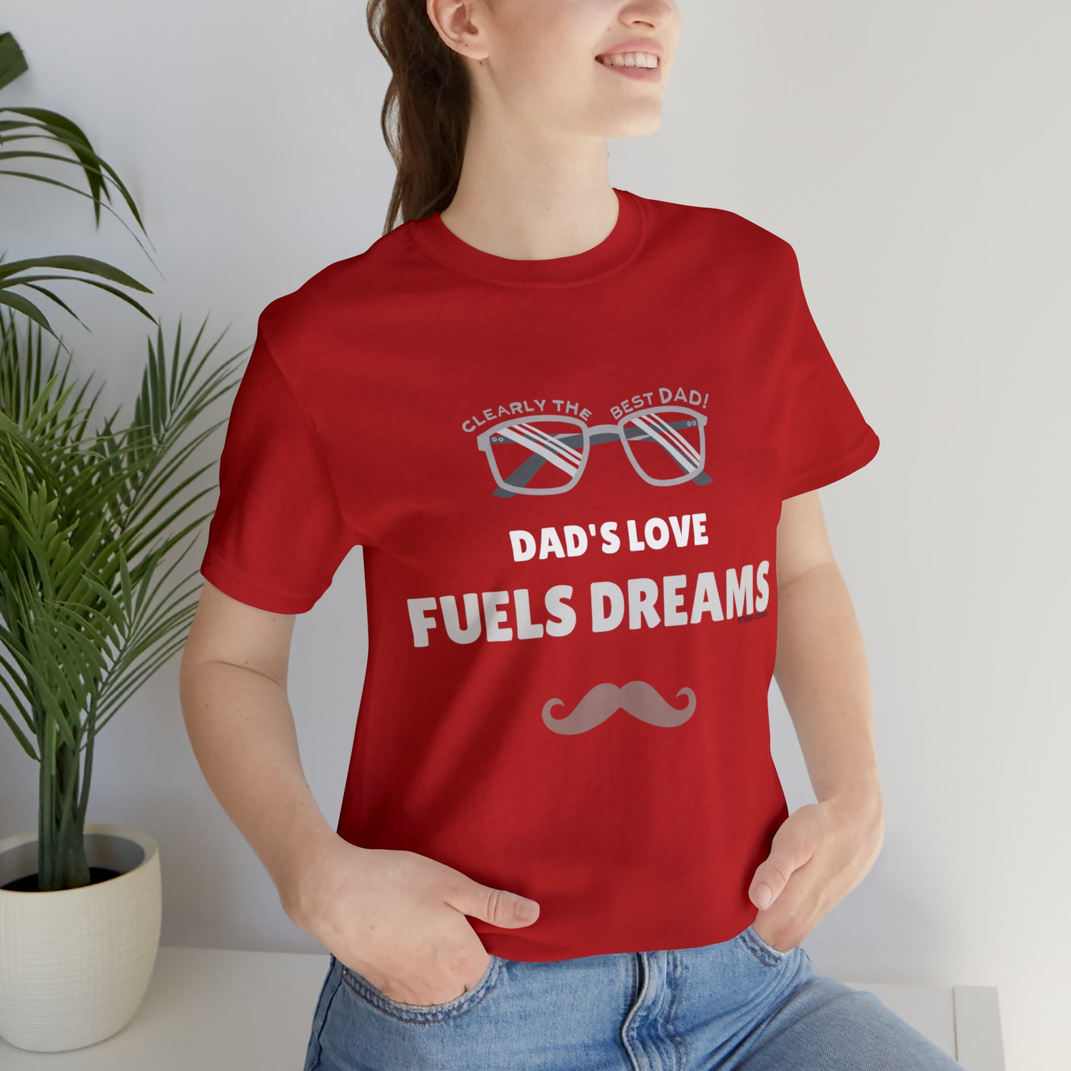 Father's Day Witty Tee | Father's Day Gift Idea T-Shirt Red T-Shirt Petrova Designs