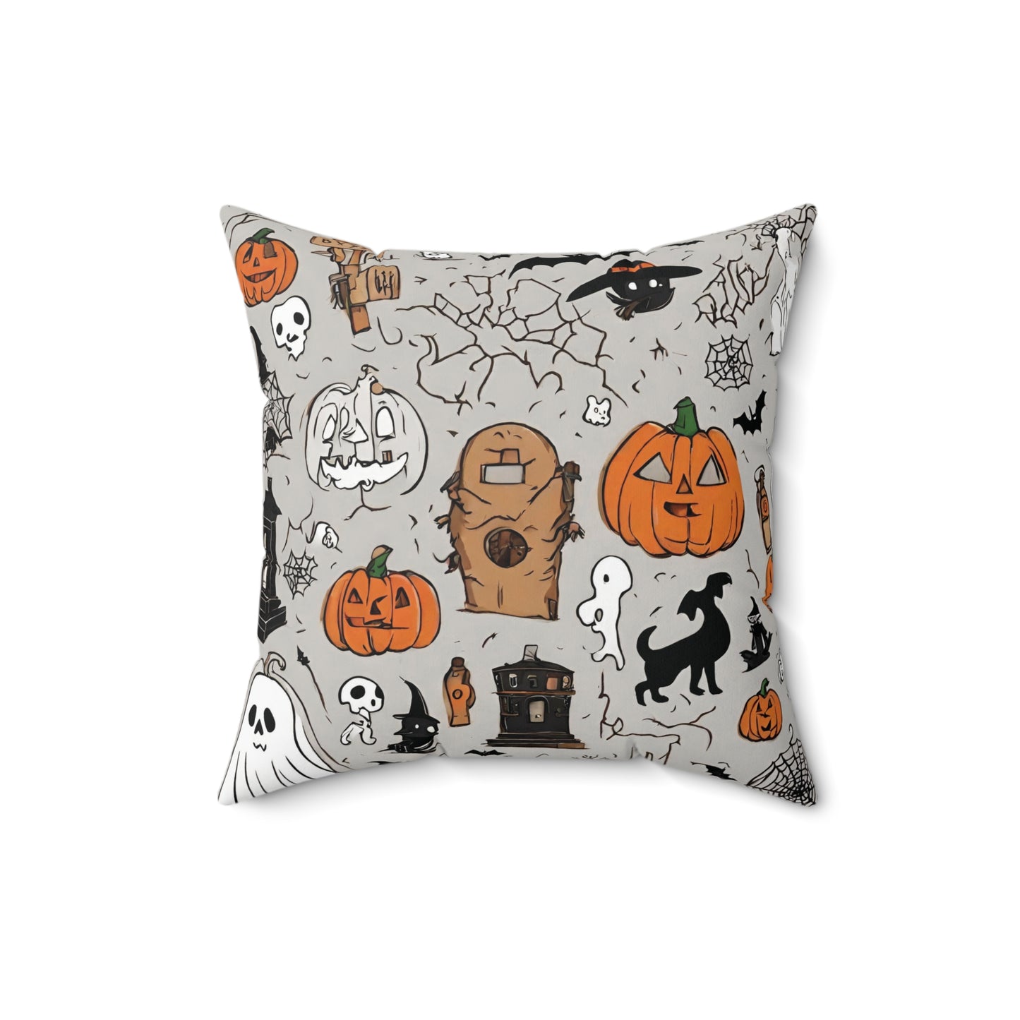 Throw Pillow | Halloween Home Décor 16" × 16" Home Decor Petrova Designs