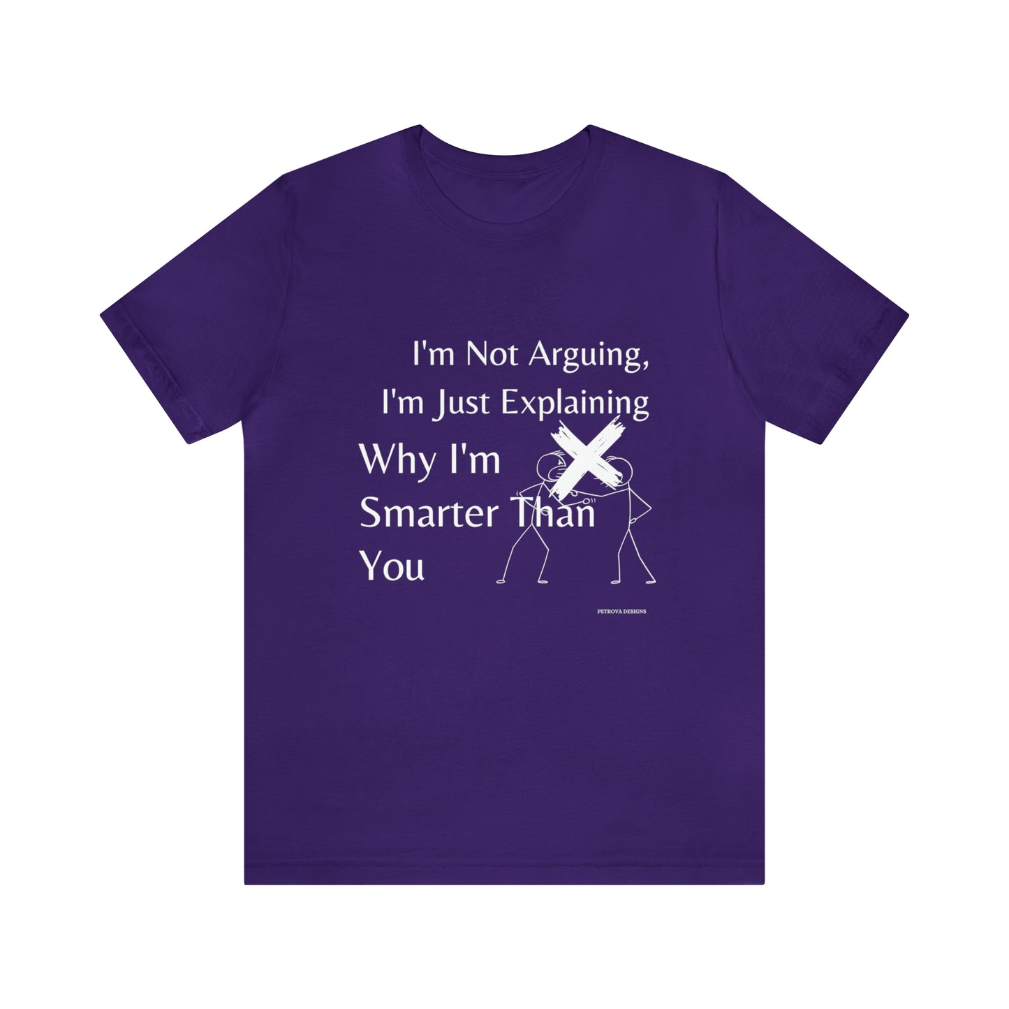 Funny and Humorous T-Shirt Team Purple T-Shirt Petrova Designs