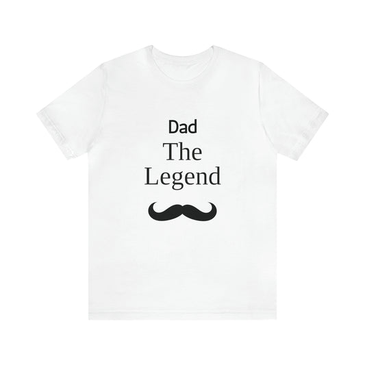 White T-Shirt Father's Day T Shirt Tshirt Design Gift for Dad Short Sleeved Shirt Father's Day Gifts Petrova Designs