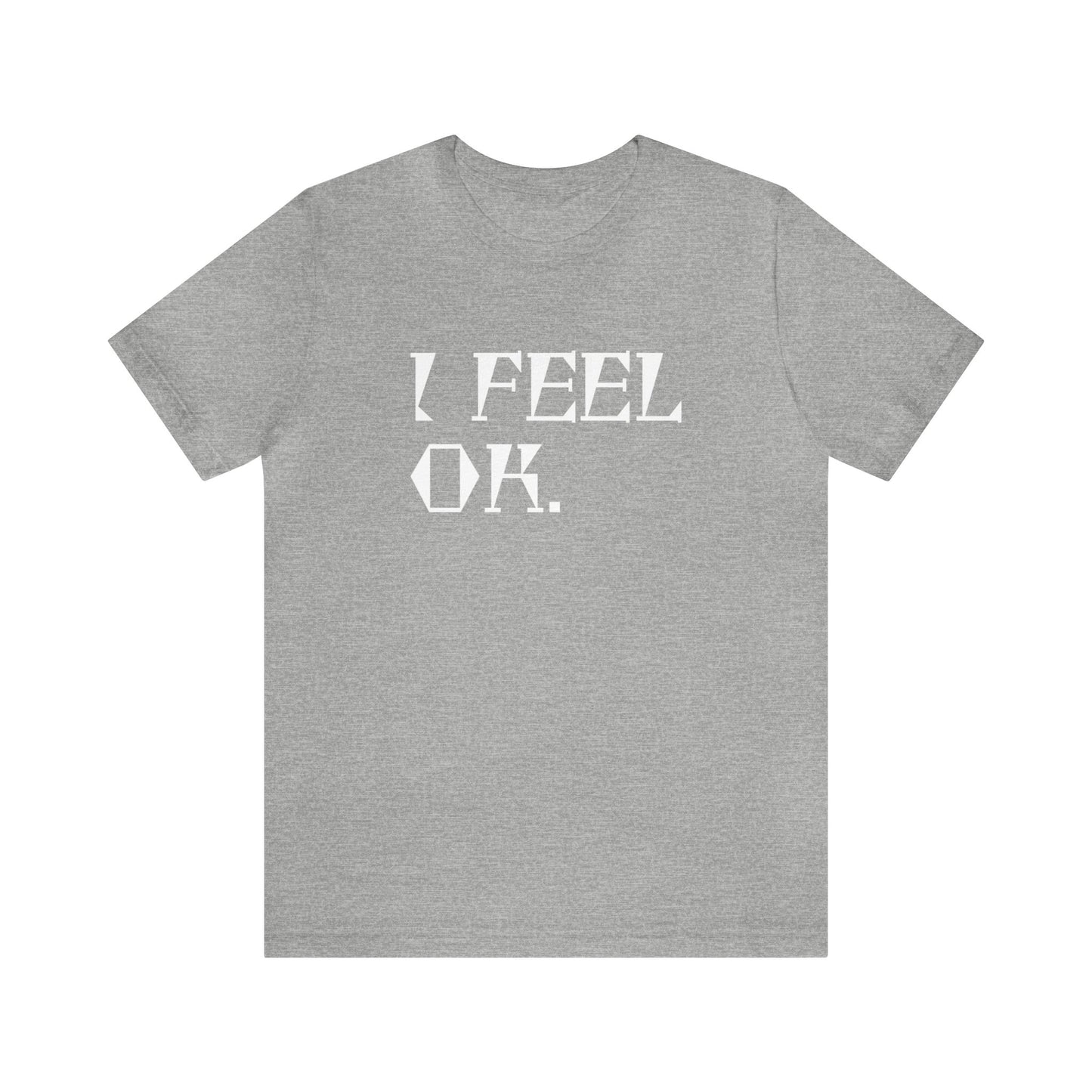 Ok T-Shirt | Alright Athletic Heather T-Shirt Petrova Designs