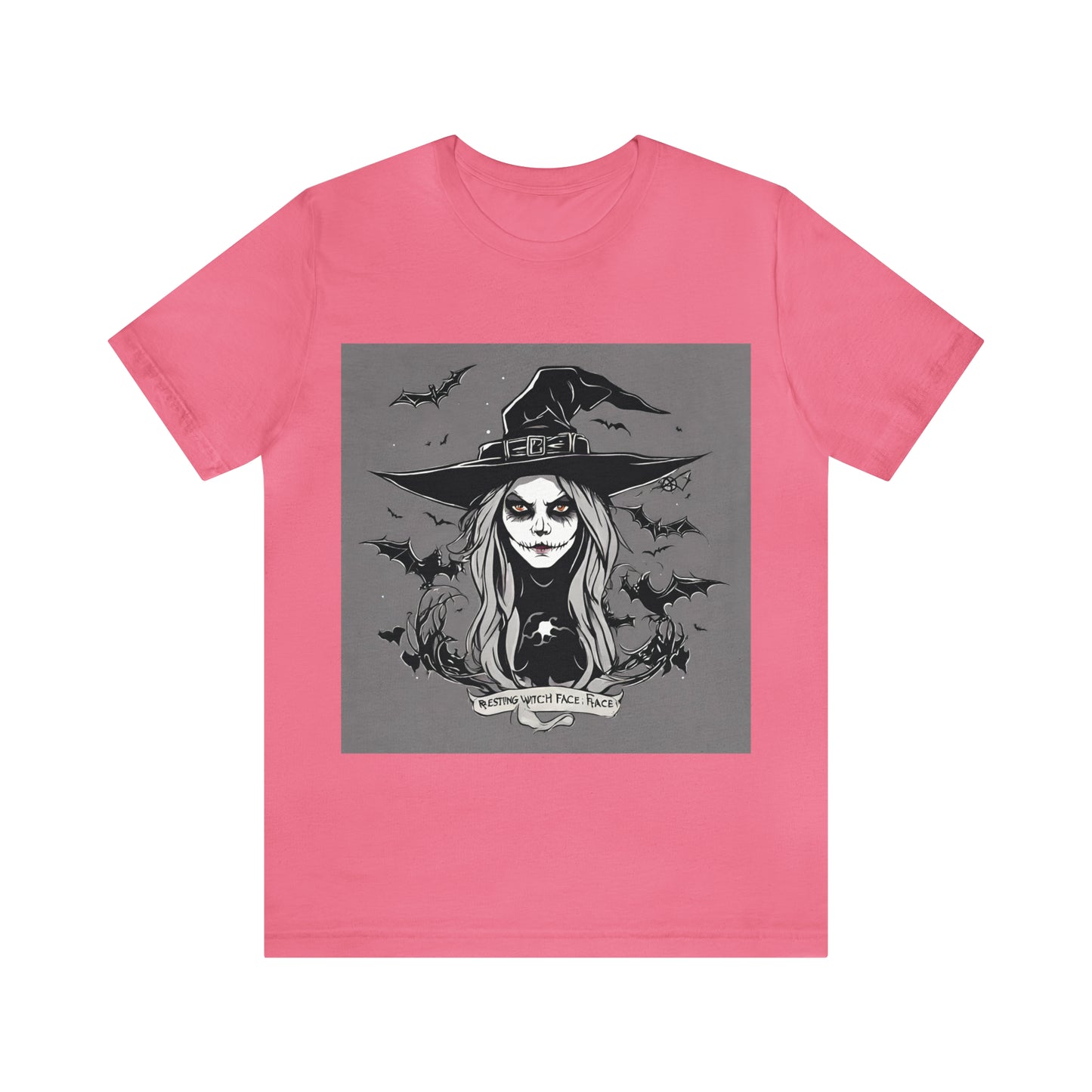 Witch T-Shirt | Halloween Gift Ideas Charity Pink T-Shirt Petrova Designs
