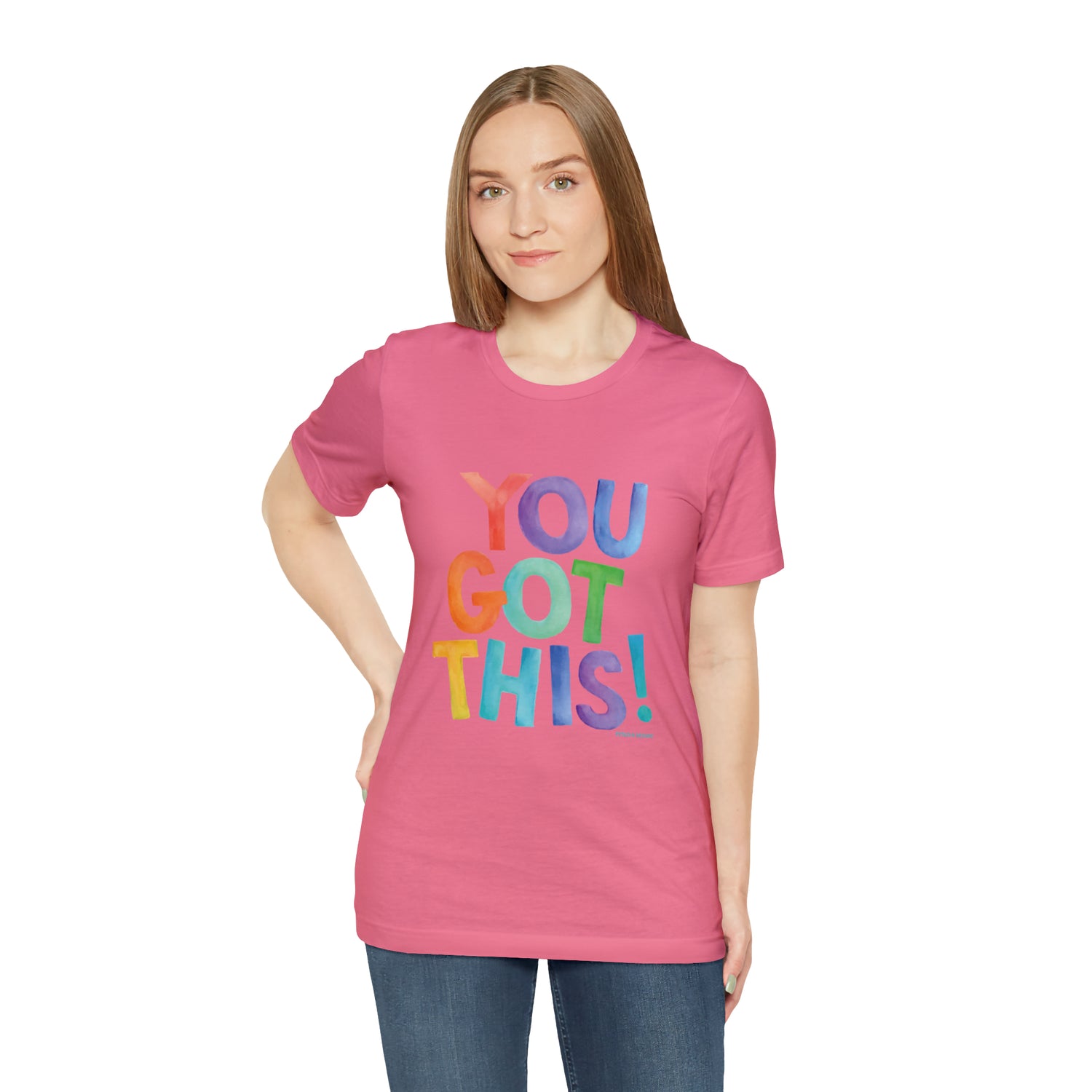 You Got This T-Shirt | Motivational T-Shirt Charity Pink T-Shirt Petrova Designs